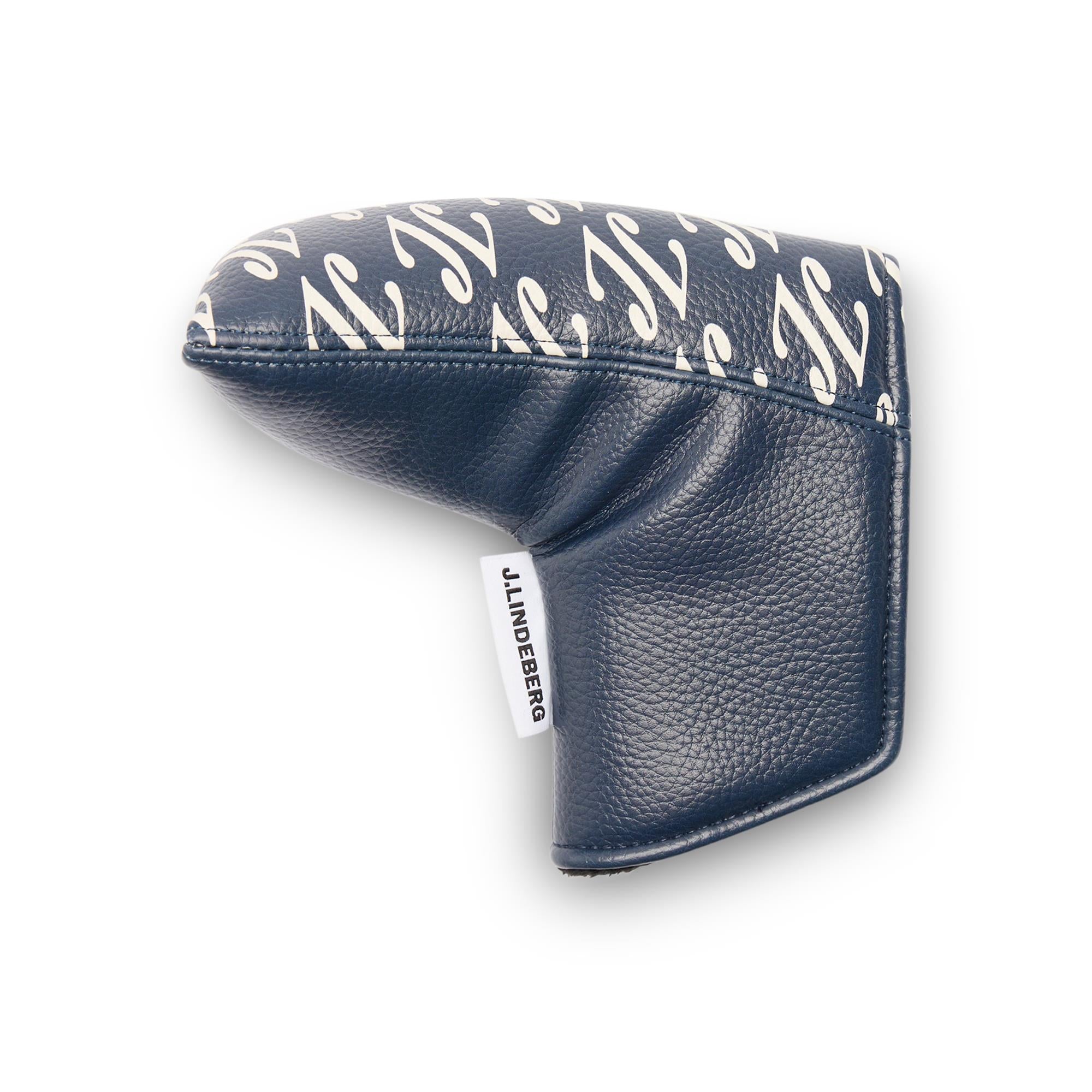 J Lindeberg Blade Print Putter Cover Cardi Ligature Navy