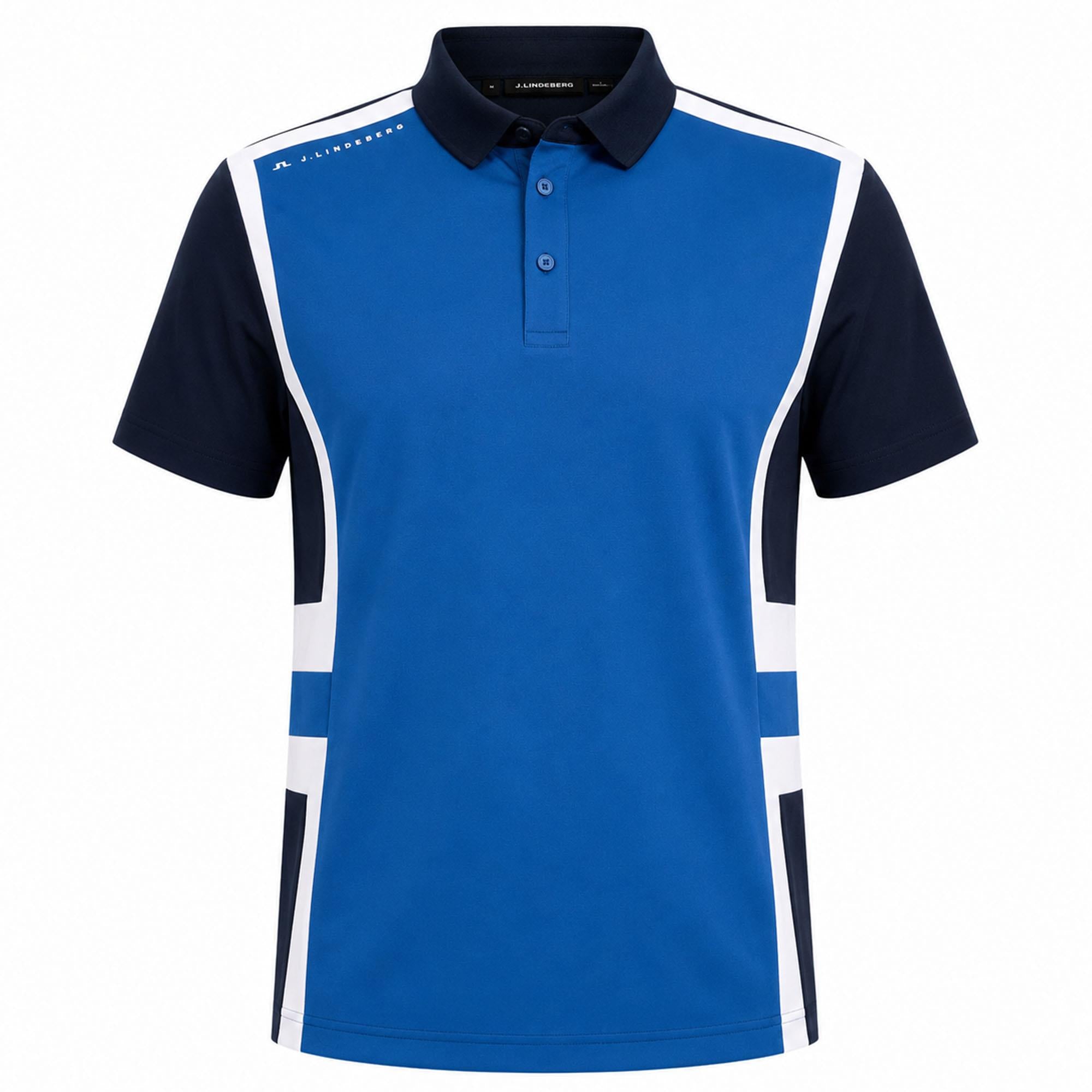 J Lindeberg Finn Mens Polo Shirt Navy