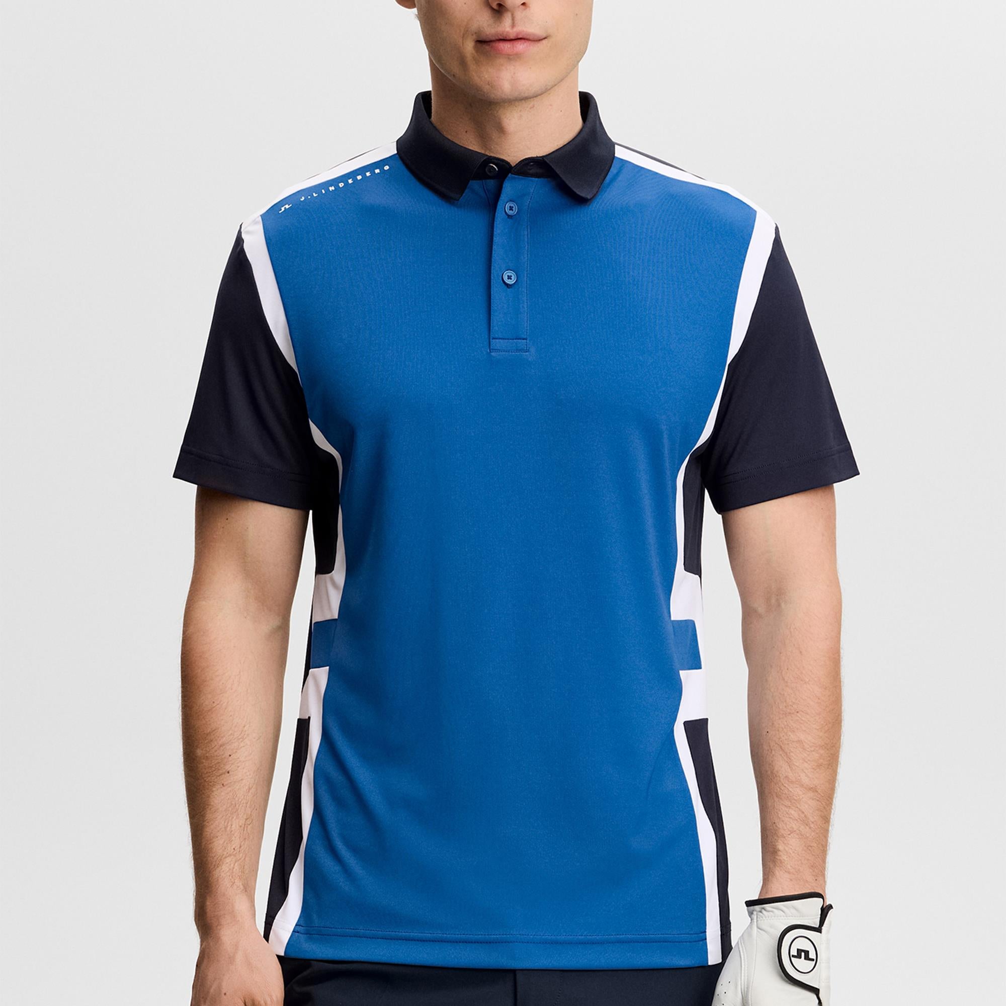 J Lindeberg Finn Mens Polo Shirt Navy