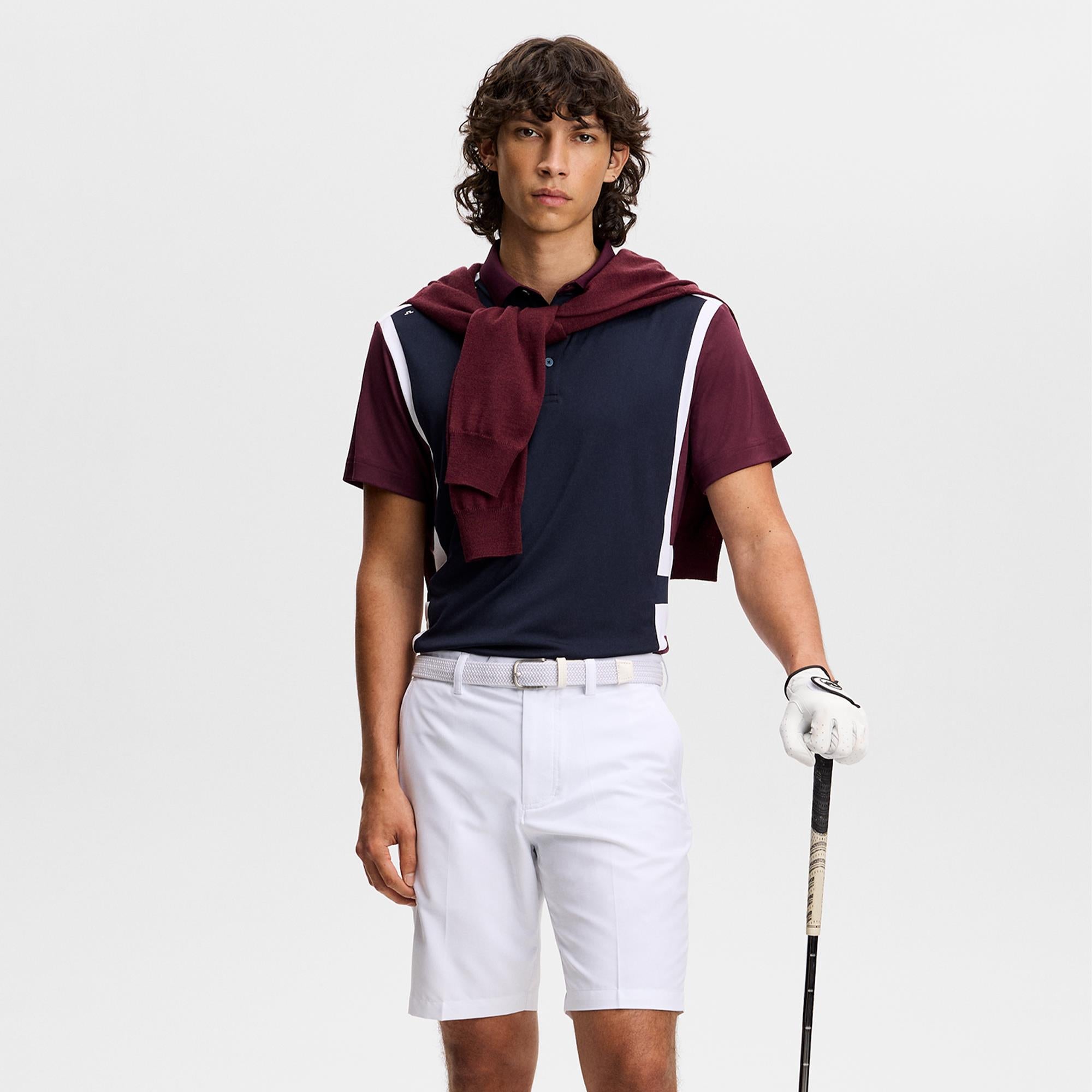 J Lindeberg Finn Mens Polo Shirt Winetasting