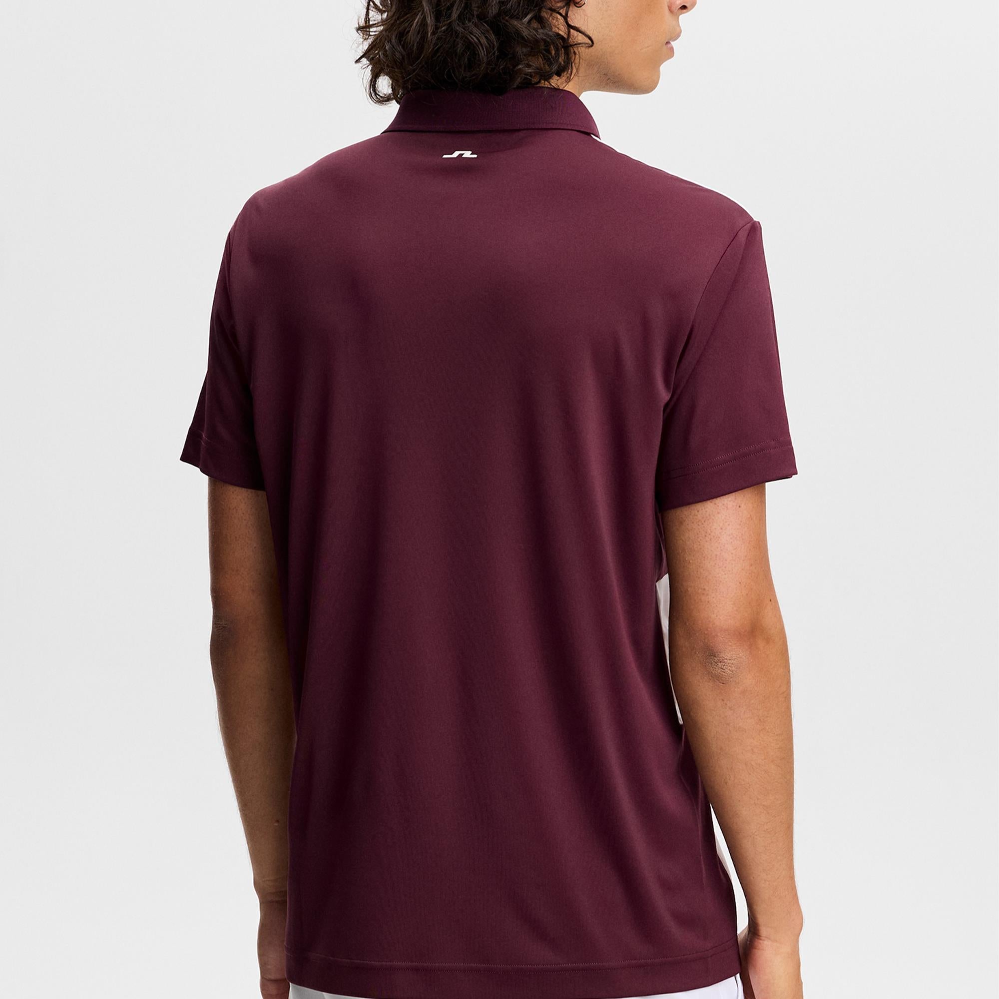 J Lindeberg Finn Mens Polo Shirt Winetasting