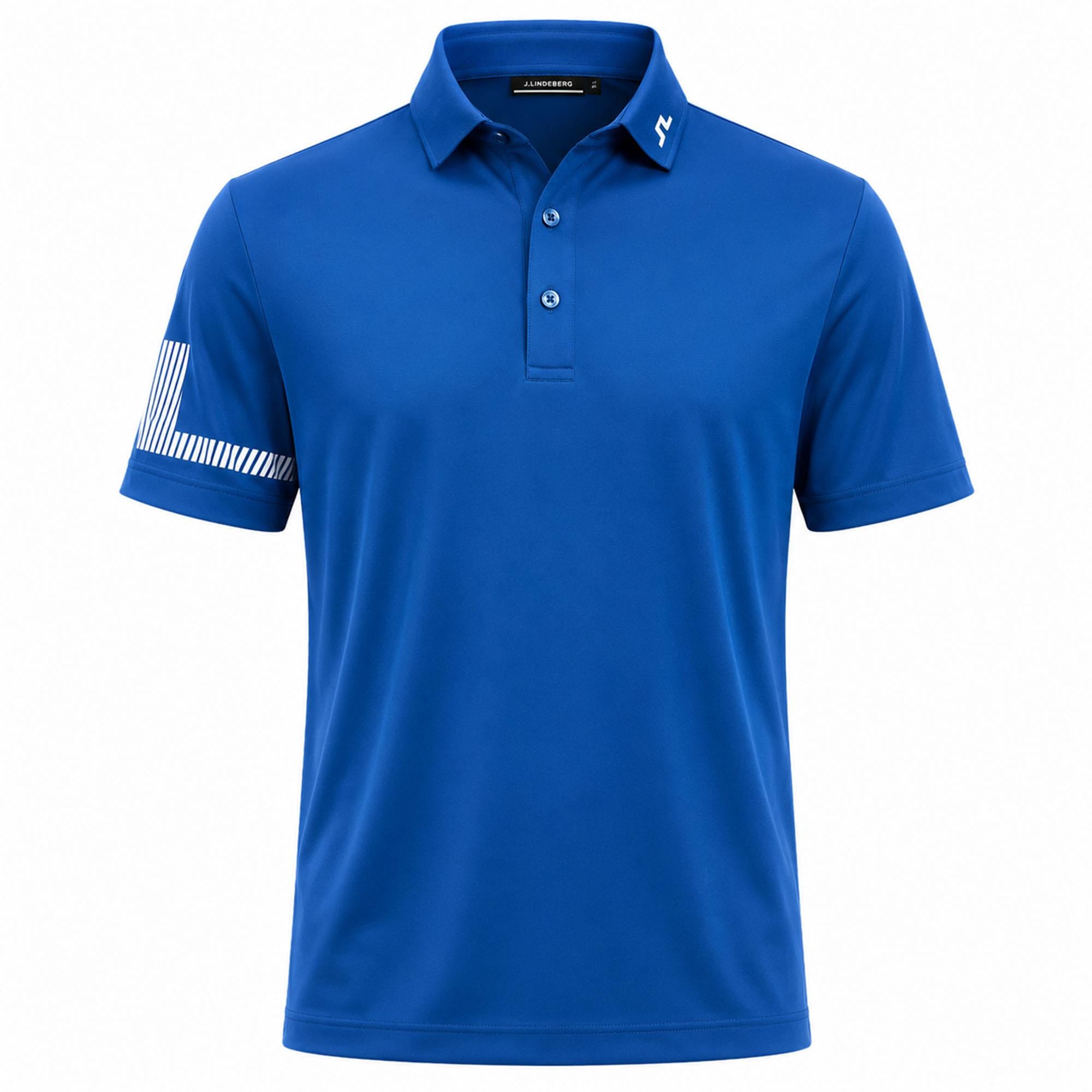 J Lindeberg Heath Mens Golf Polo Shirt Set Sail