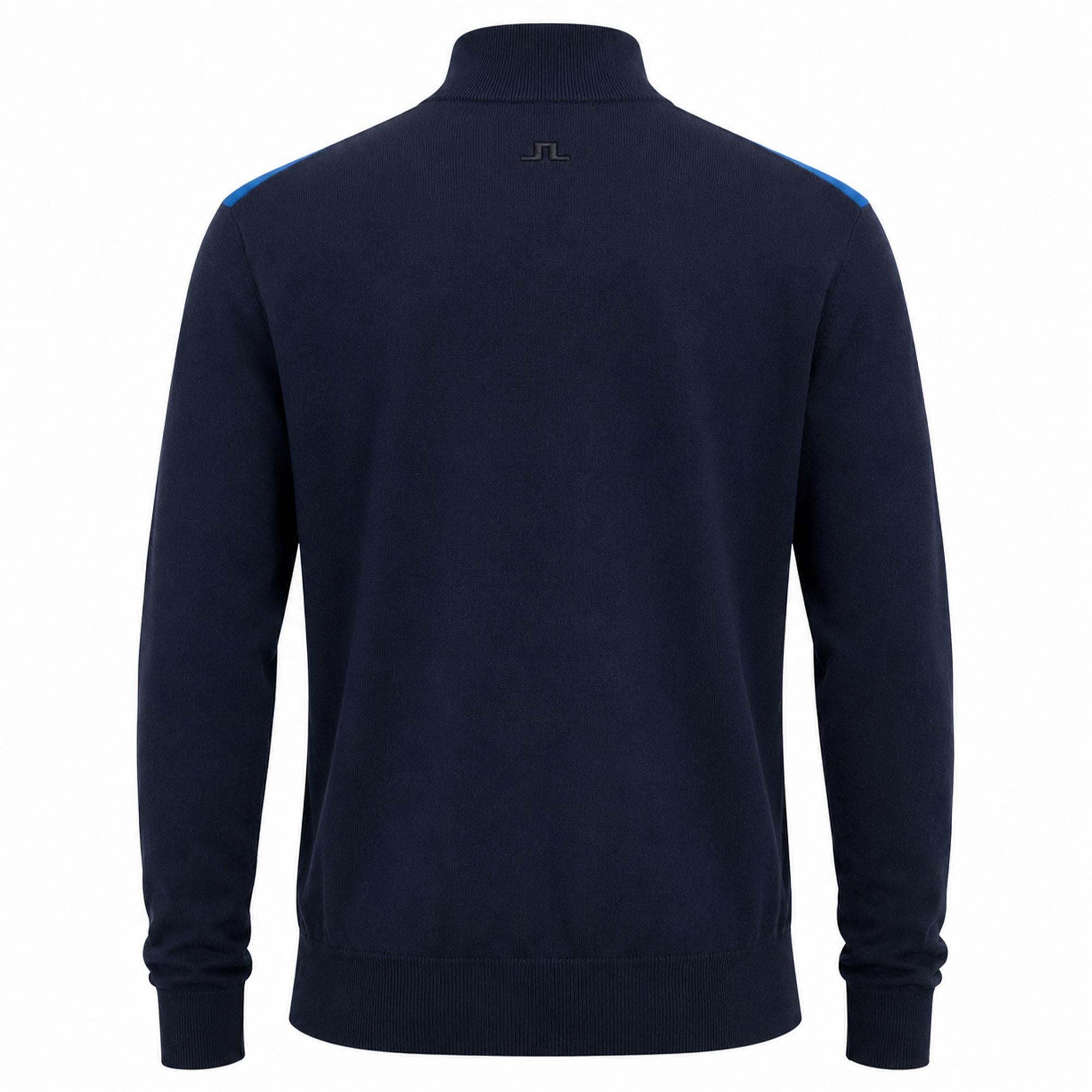 J Lindeberg Kendrick Knitted Zip Mens Sweater Navy