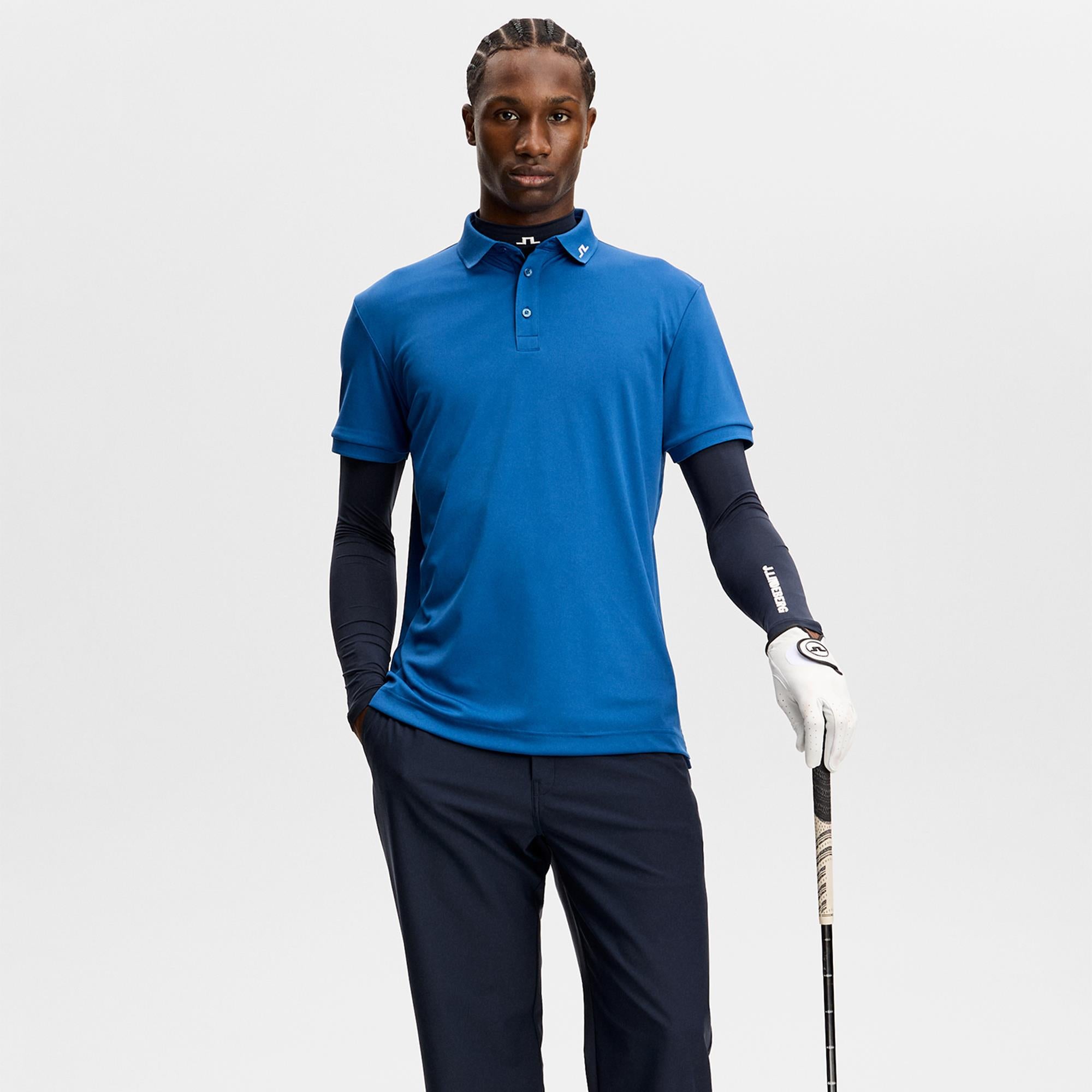 J Lindeberg KV Mens Golf Polo Shirt Set Sail