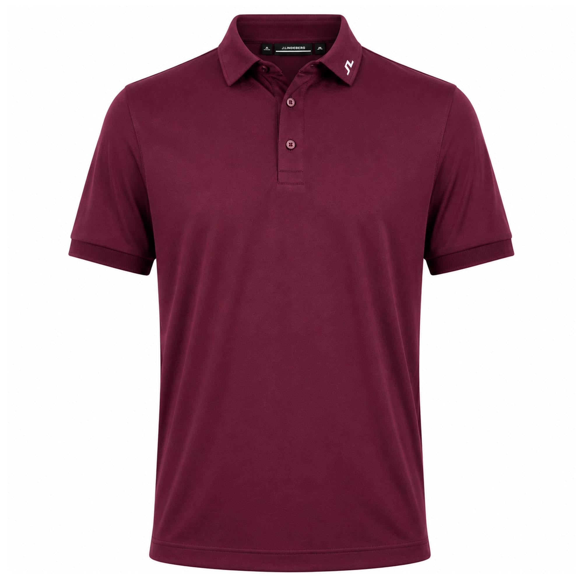 J Lindeberg KV Mens Golf Polo Shirt Winetasting
