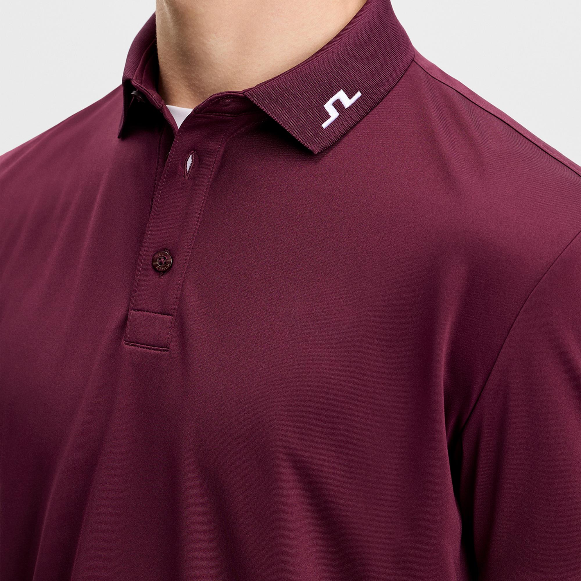 J Lindeberg KV Mens Golf Polo Shirt Winetasting
