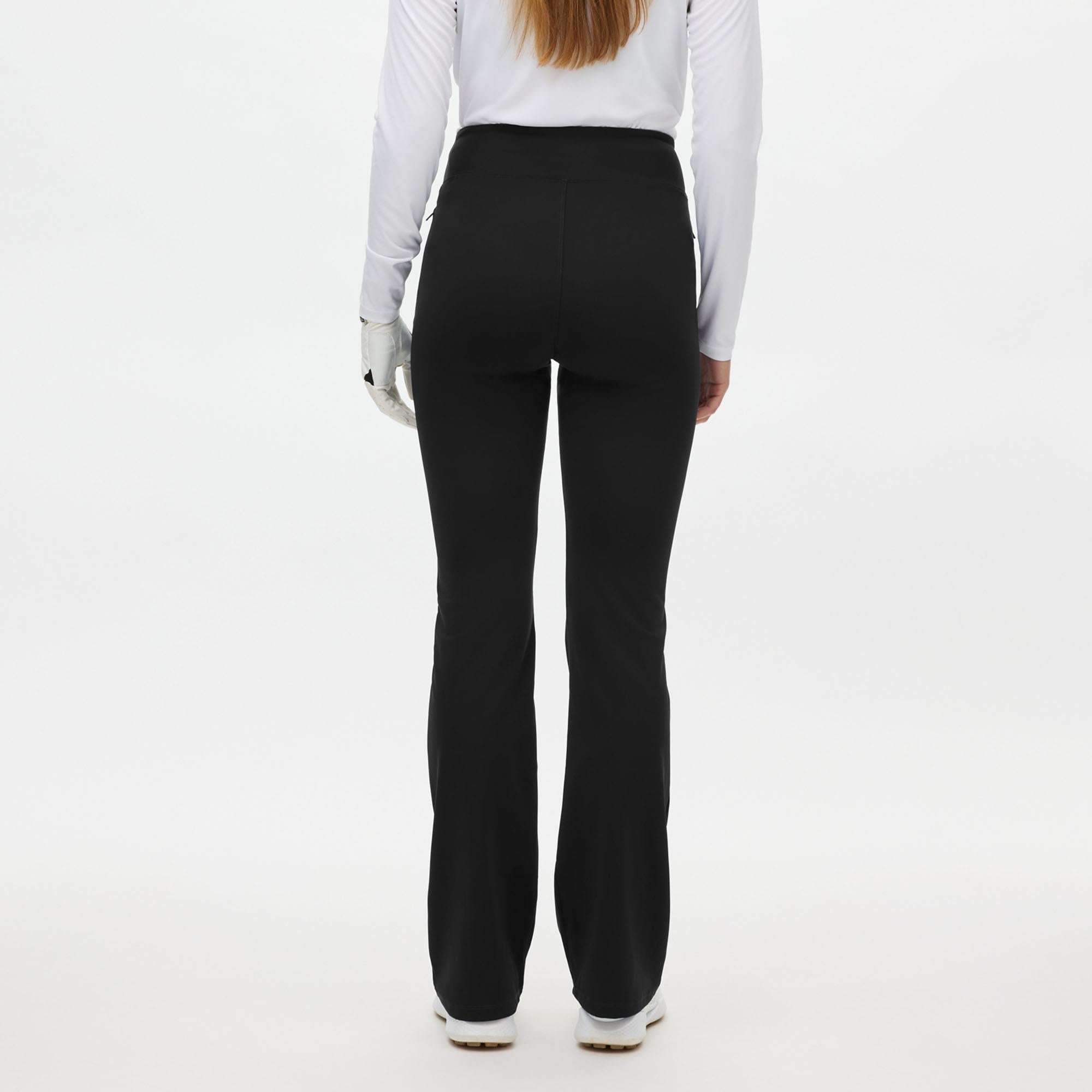 Rohnisch Pull On Flattering Ladies Golf Pant Black