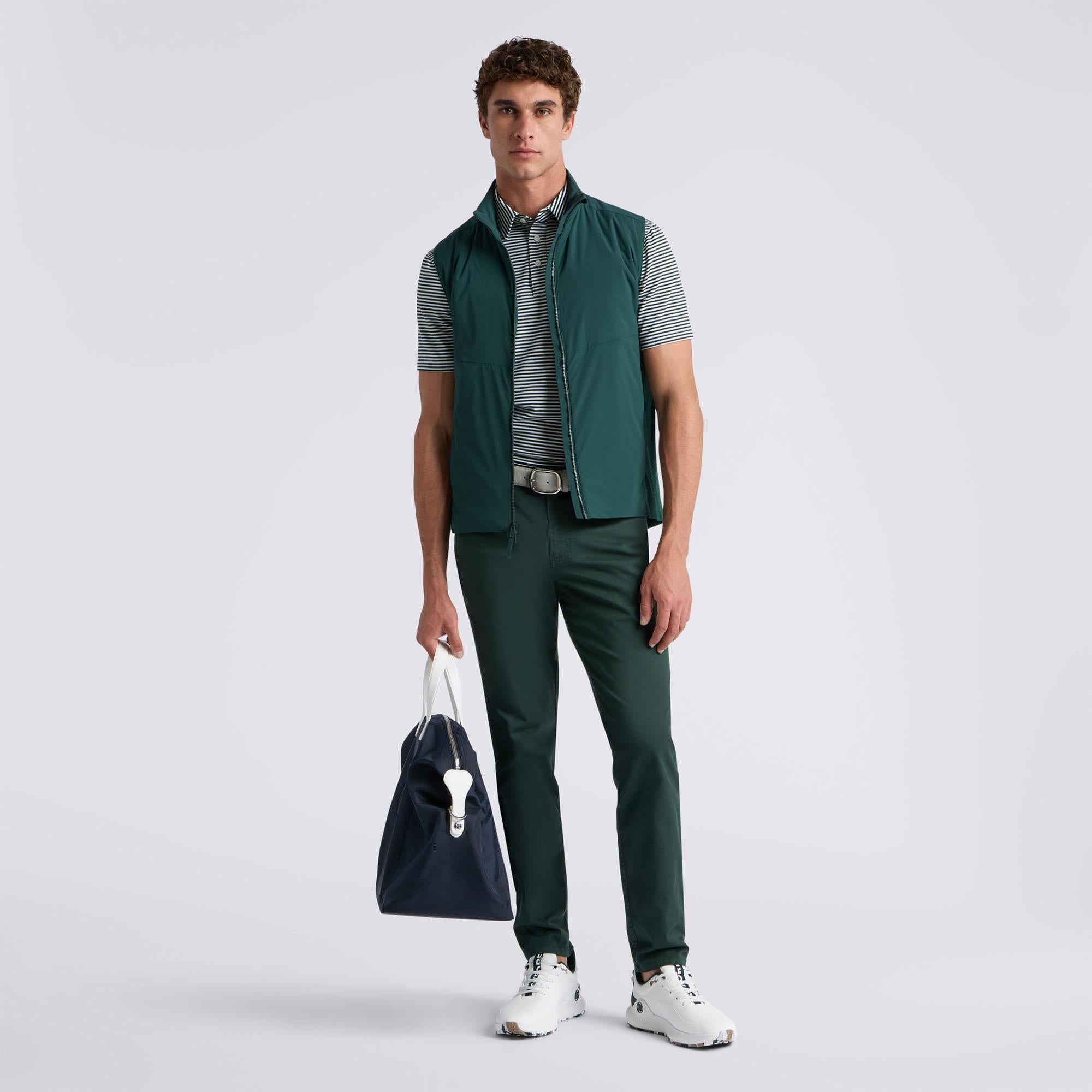 G/FORE Maverick 2.0 Hybrid Stretch Mens Golf Vest Pine