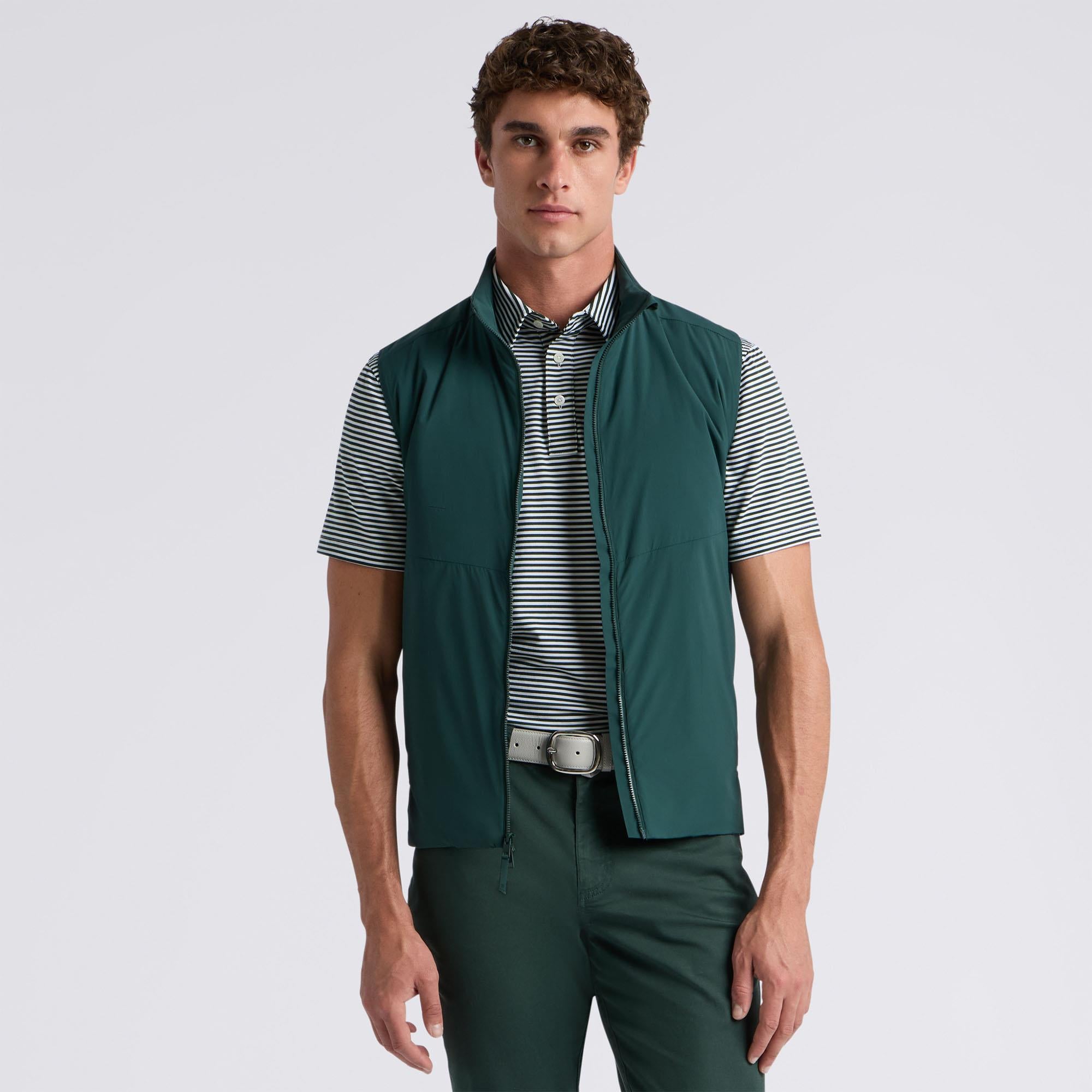 G/FORE Maverick 2.0 Hybrid Stretch Mens Golf Vest Pine