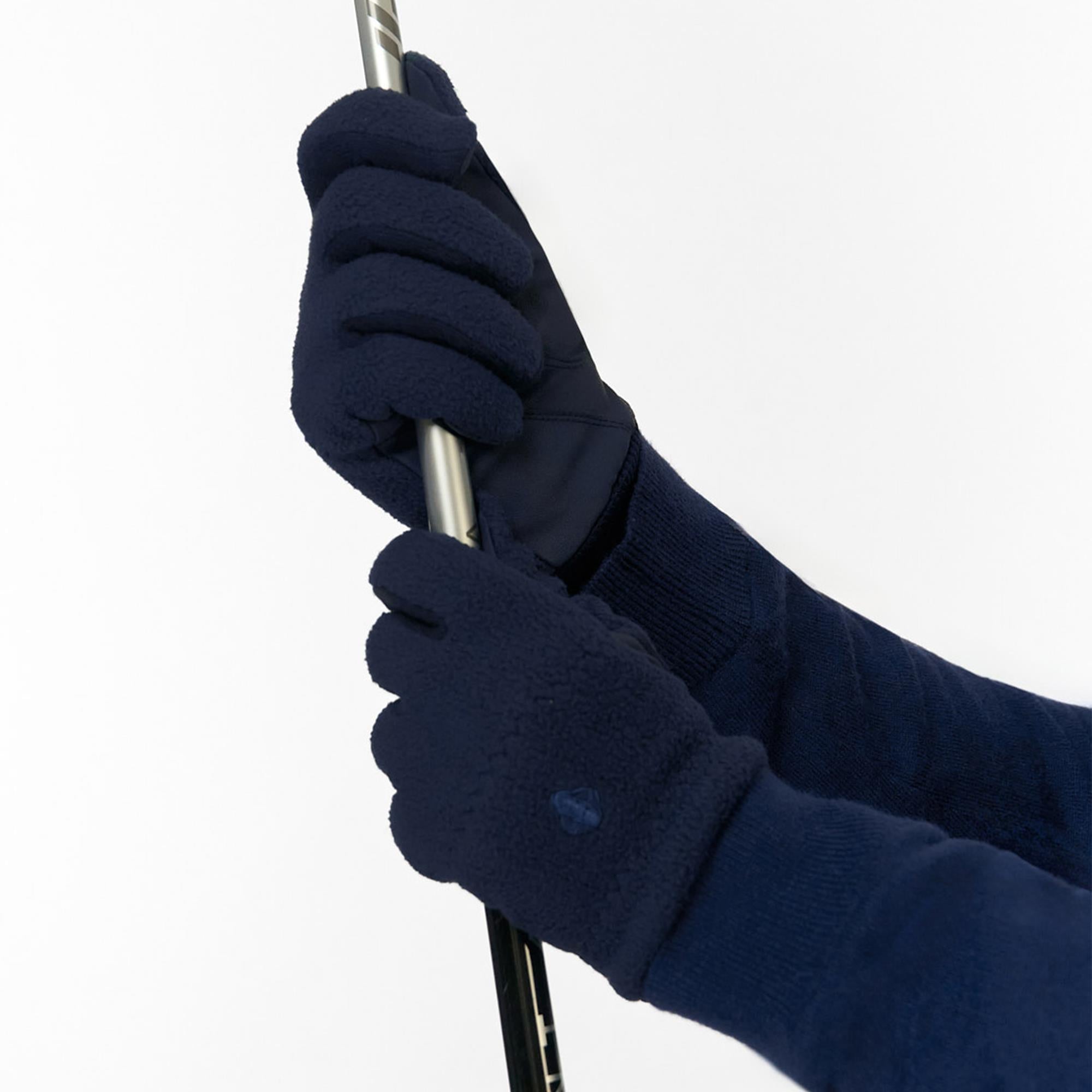 Pure Golf Glacier Fleece Ladies Golf Gloves Navy