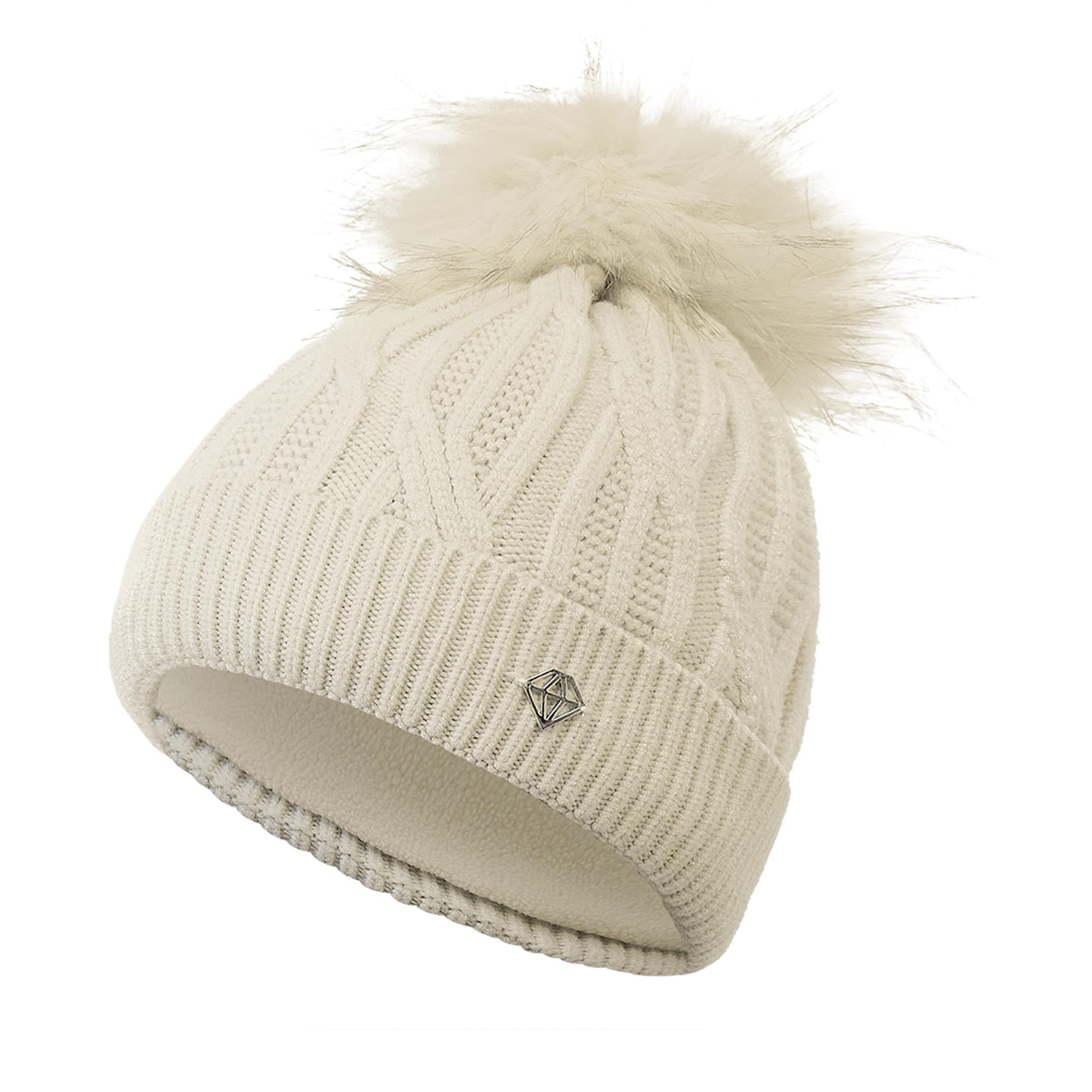 Pure Golf Greta Waterproof Lined Ladies Golf Beanie Oyster