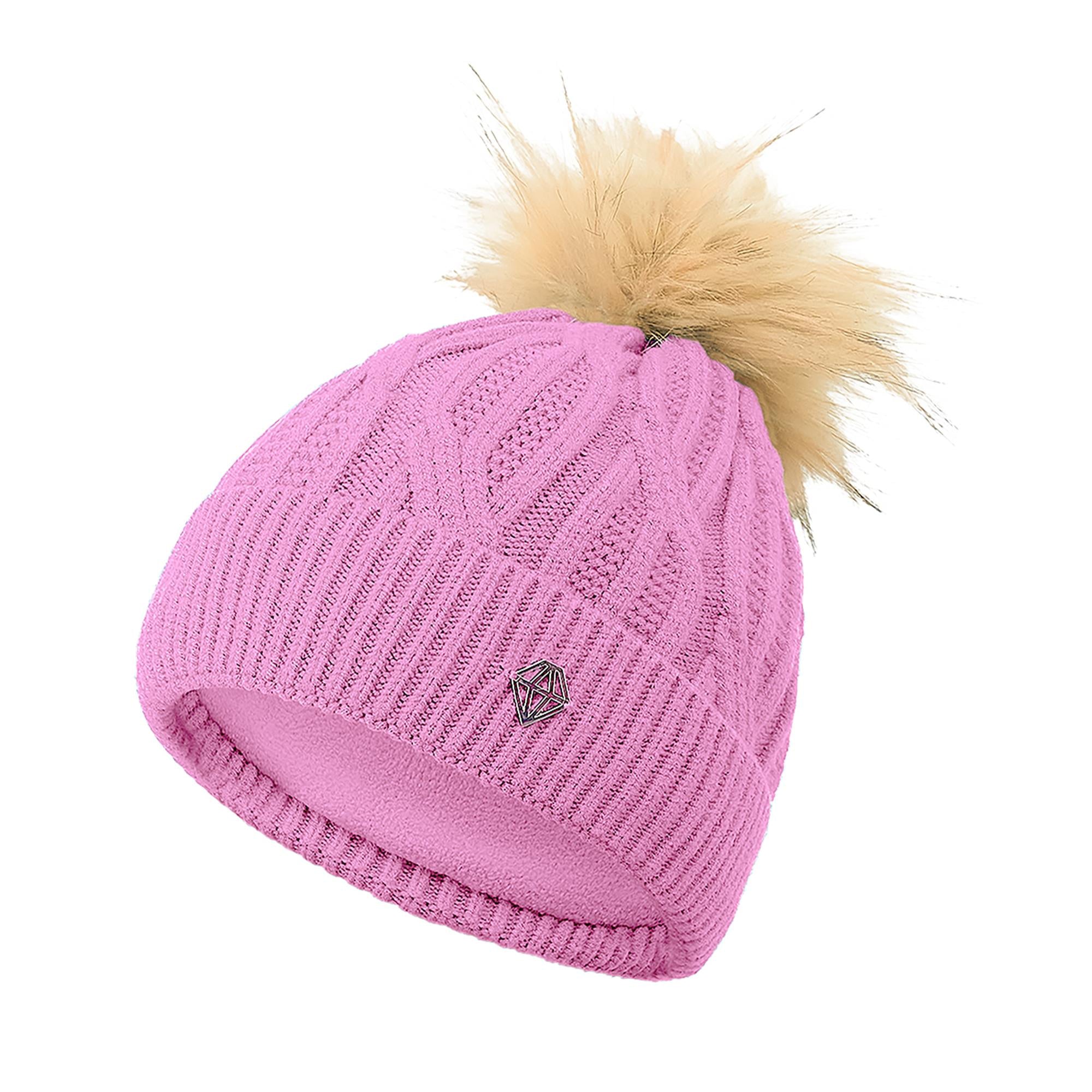 Pure Golf Greta Waterproof Lined Ladies Golf Beanie Pop Pink