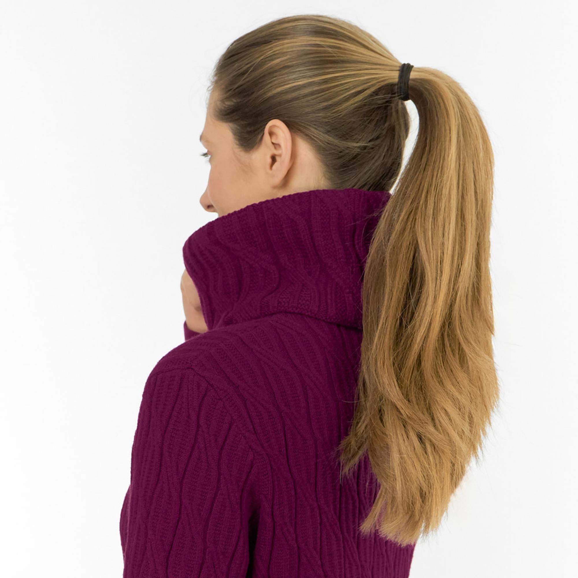 Pure Golf Suzie Margot Knit Waterproof Snood Morello Cherry