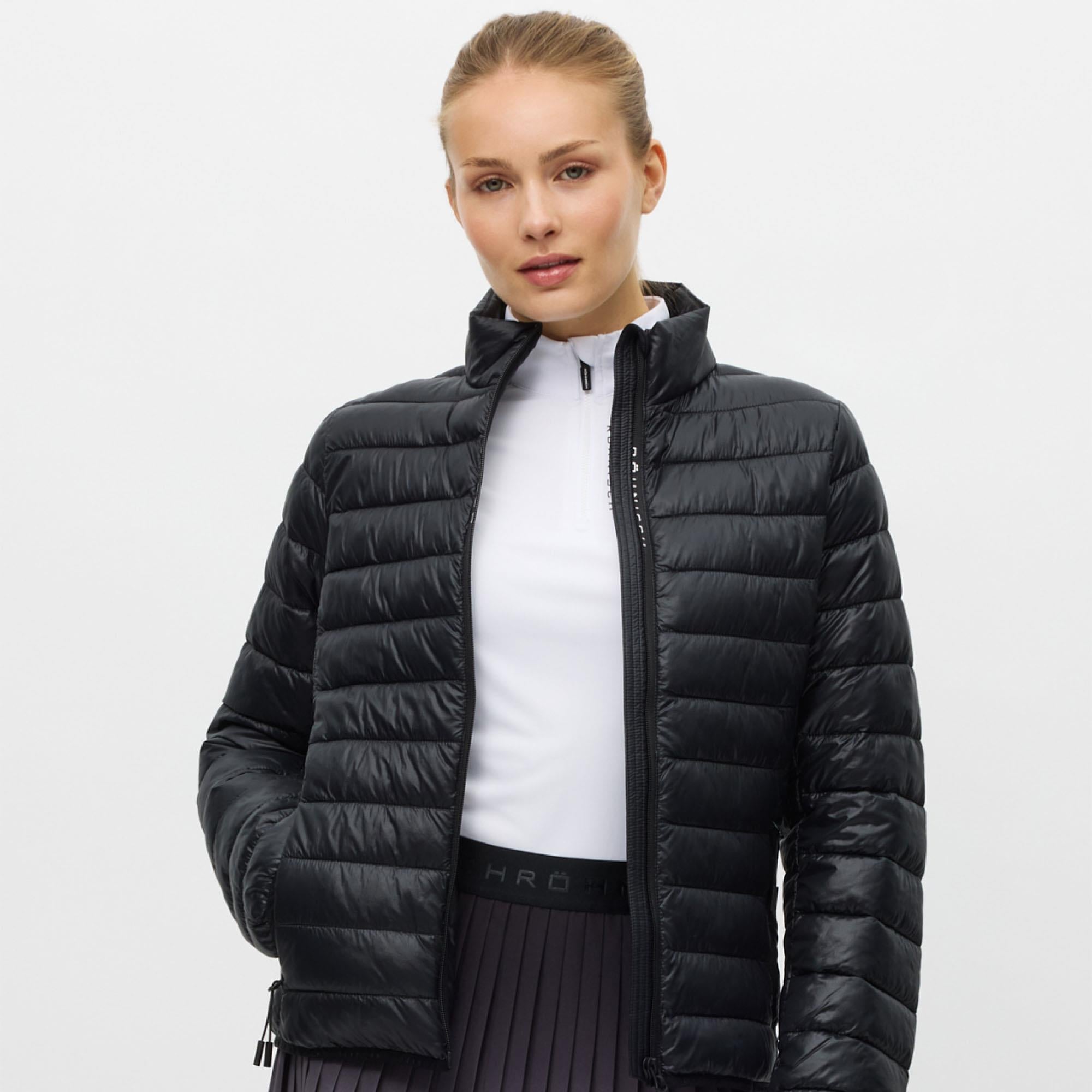 Rohnisch Light Padded Ladies Golf Jacket Black
