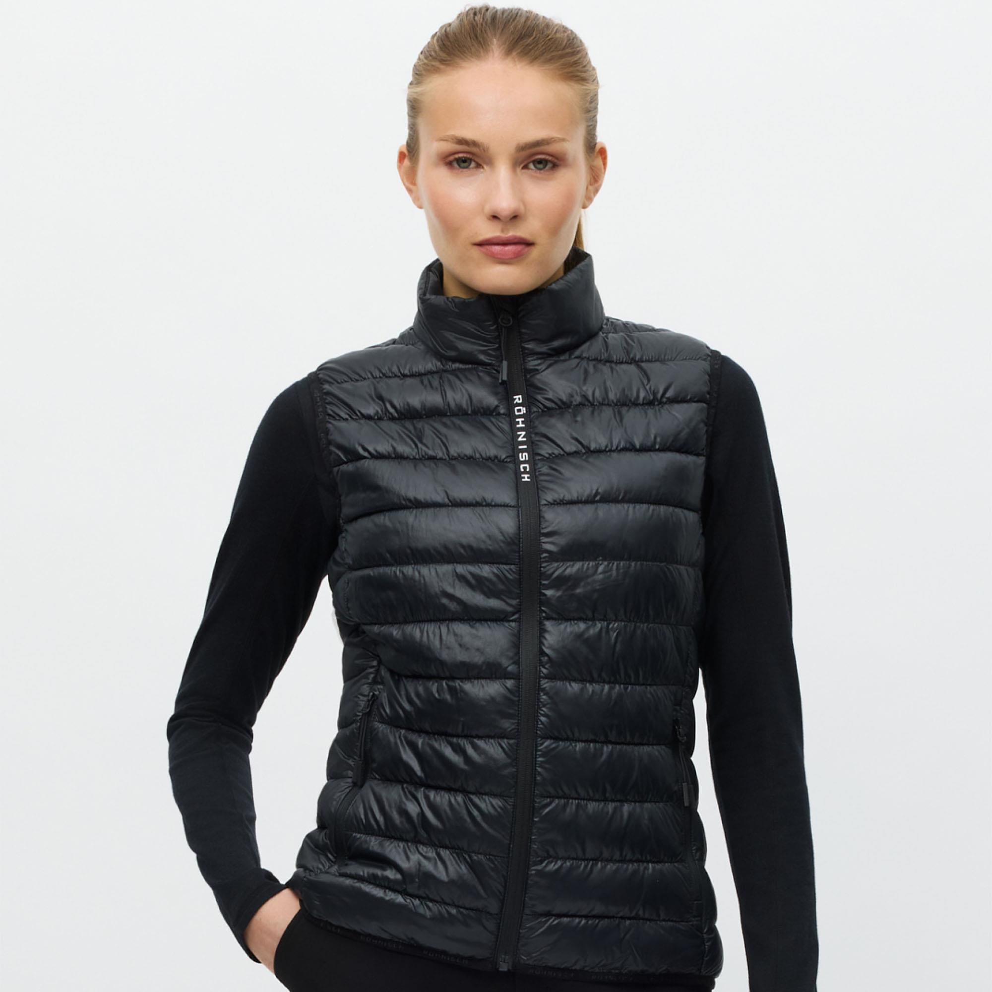 Rohnisch Light Padded Ladies Golf Vest Black