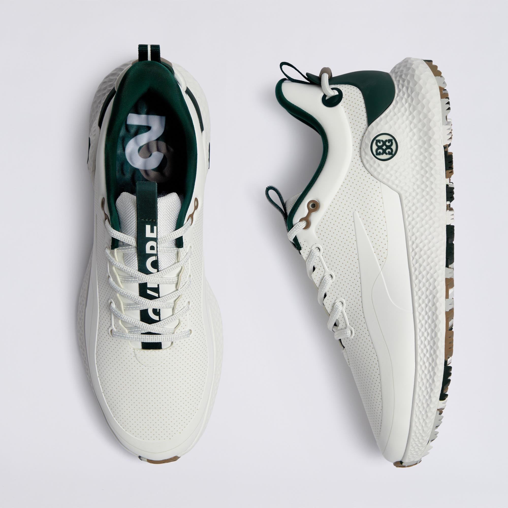 G/FORE MG4+ O2 Perforated Mens Golf Shoes Snow/Pine