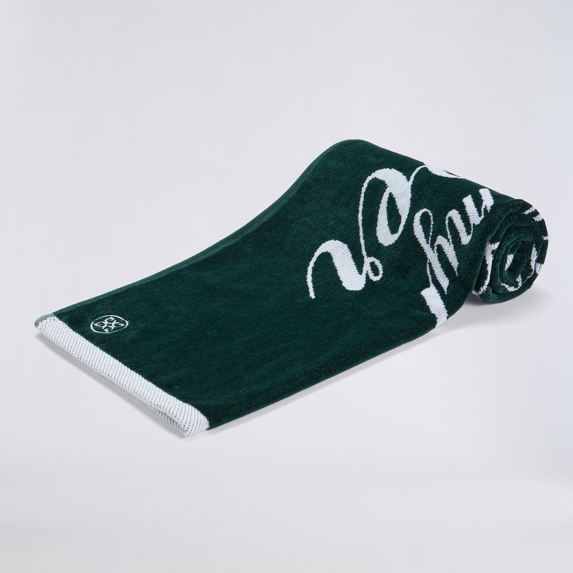 G/FORE Take It Up With My Driver Golf Towel Pine