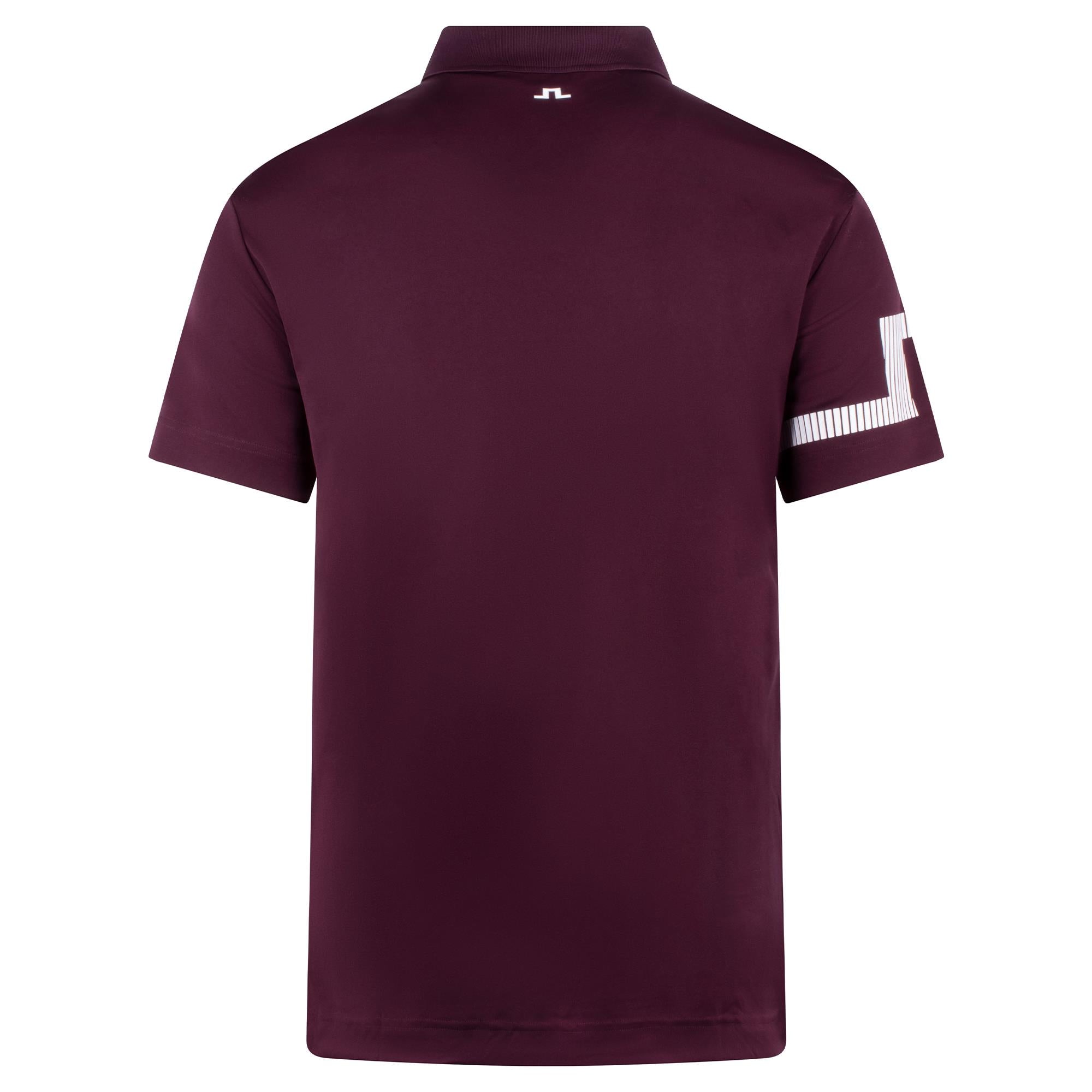 J Lindeberg Heath Mens Golf Polo Shirt Wine Tasting