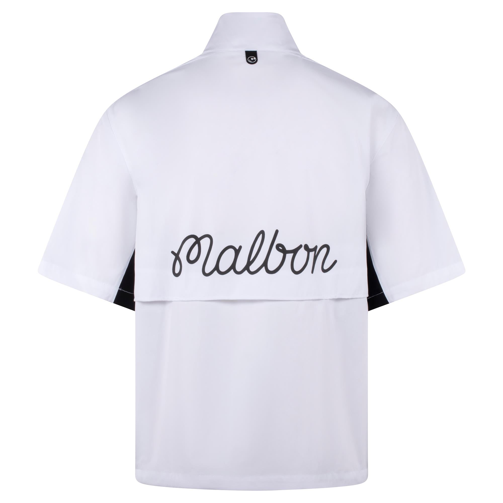 Malbon Golf Icons Pine Windshirt White