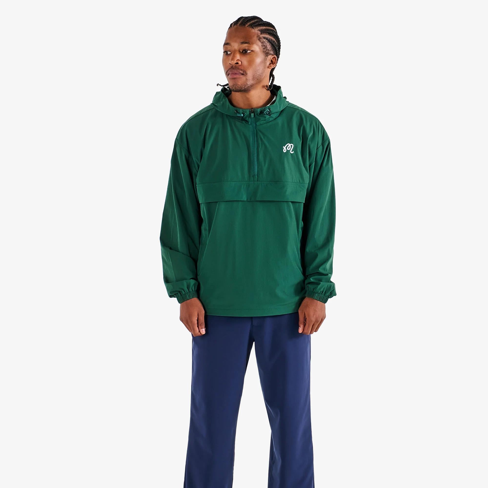 Malbon Golf Icons Ridge Anorak Forest