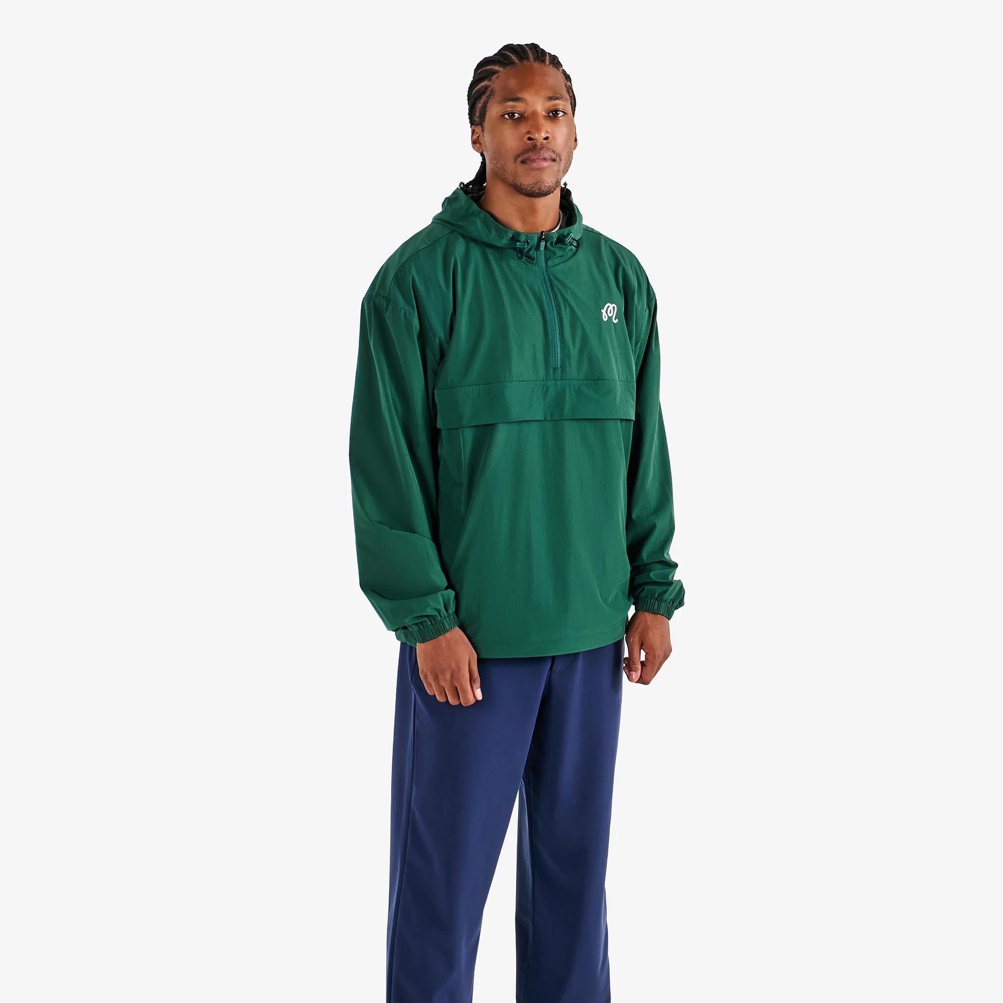 Malbon Golf Icons Ridge Anorak Forest