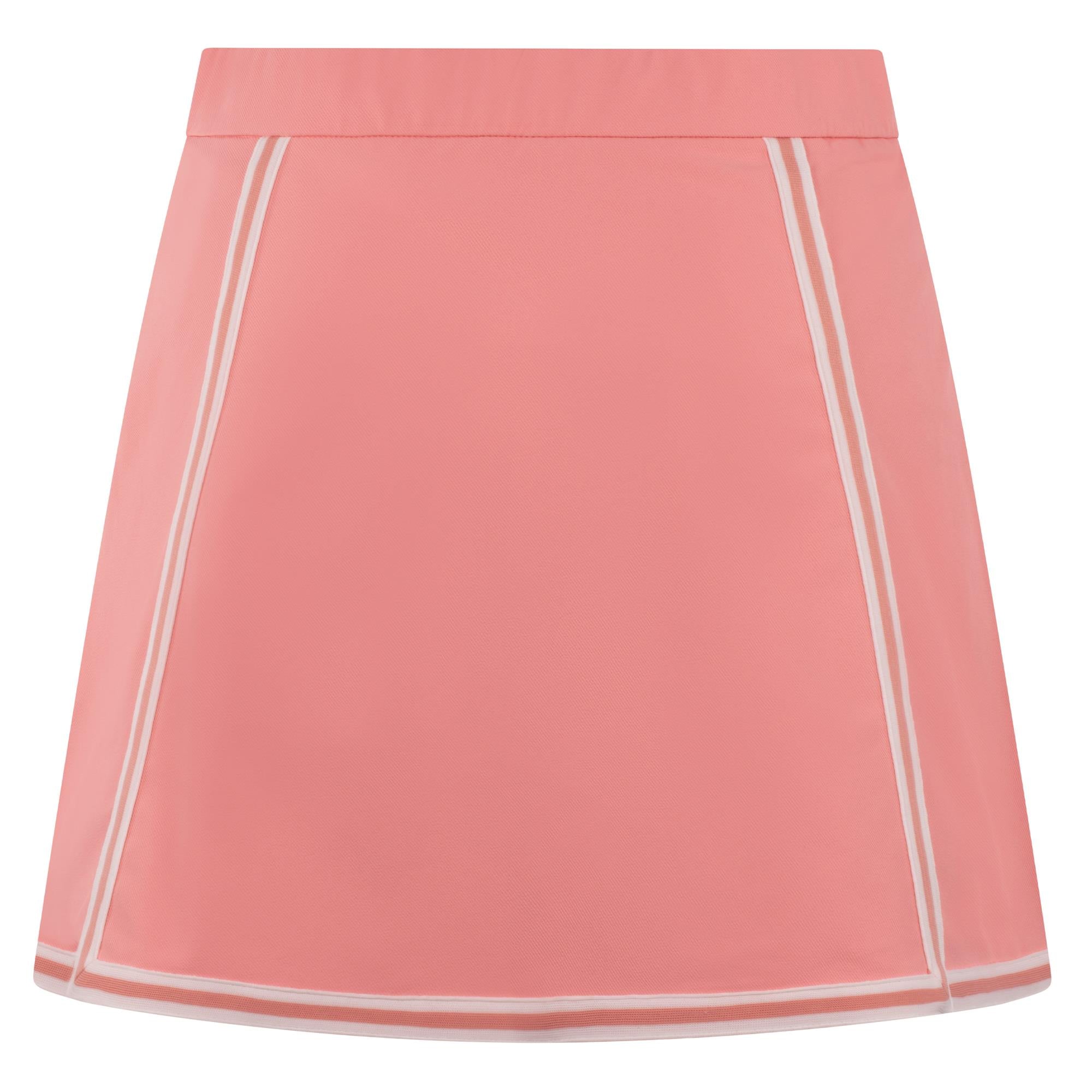 Malbon Golf Lia Ladies Golf Skirt Coral Haze