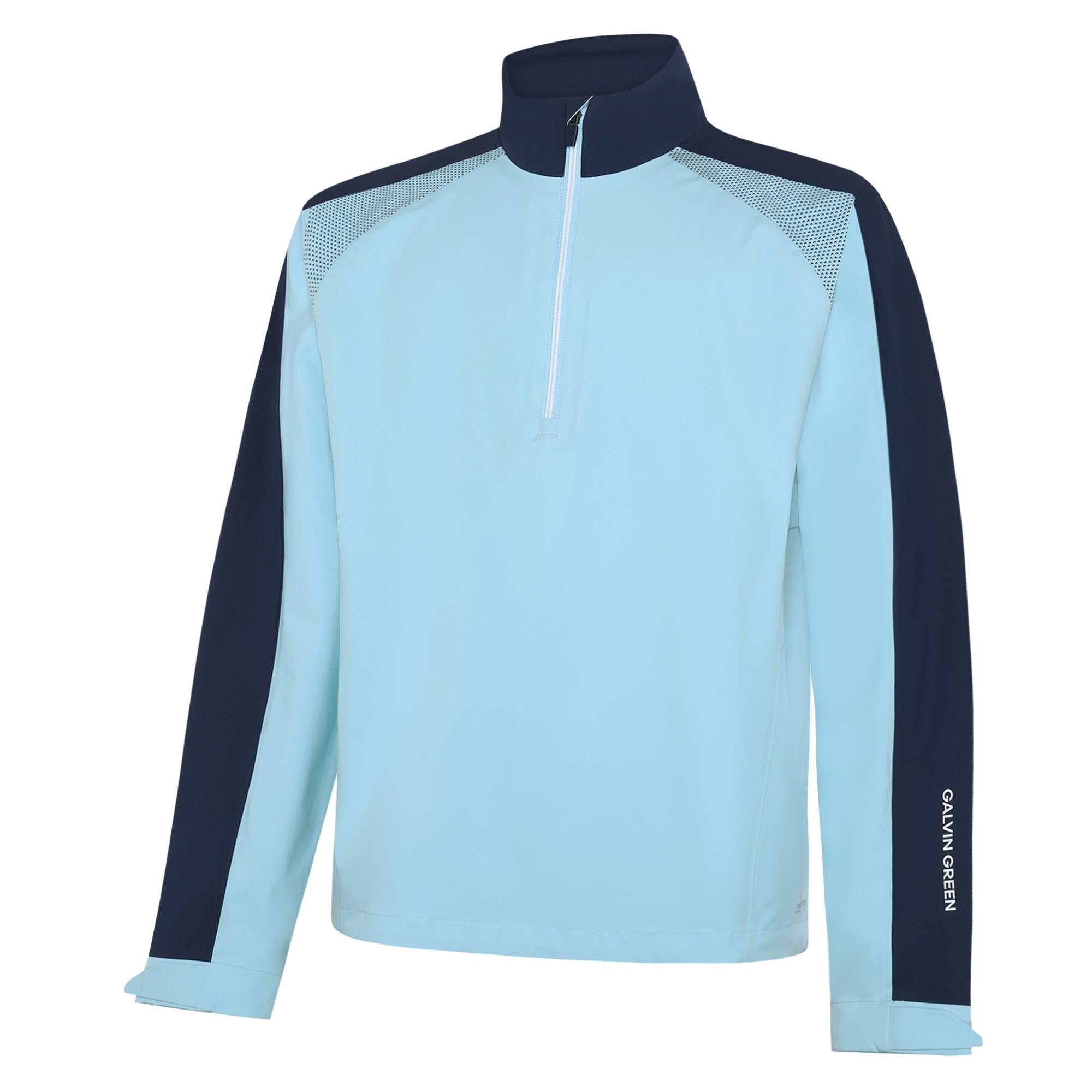 Galvin Green Adam Dryvr Pertex Mens Waterproof Golf Jacket Crystal Blue/Navy