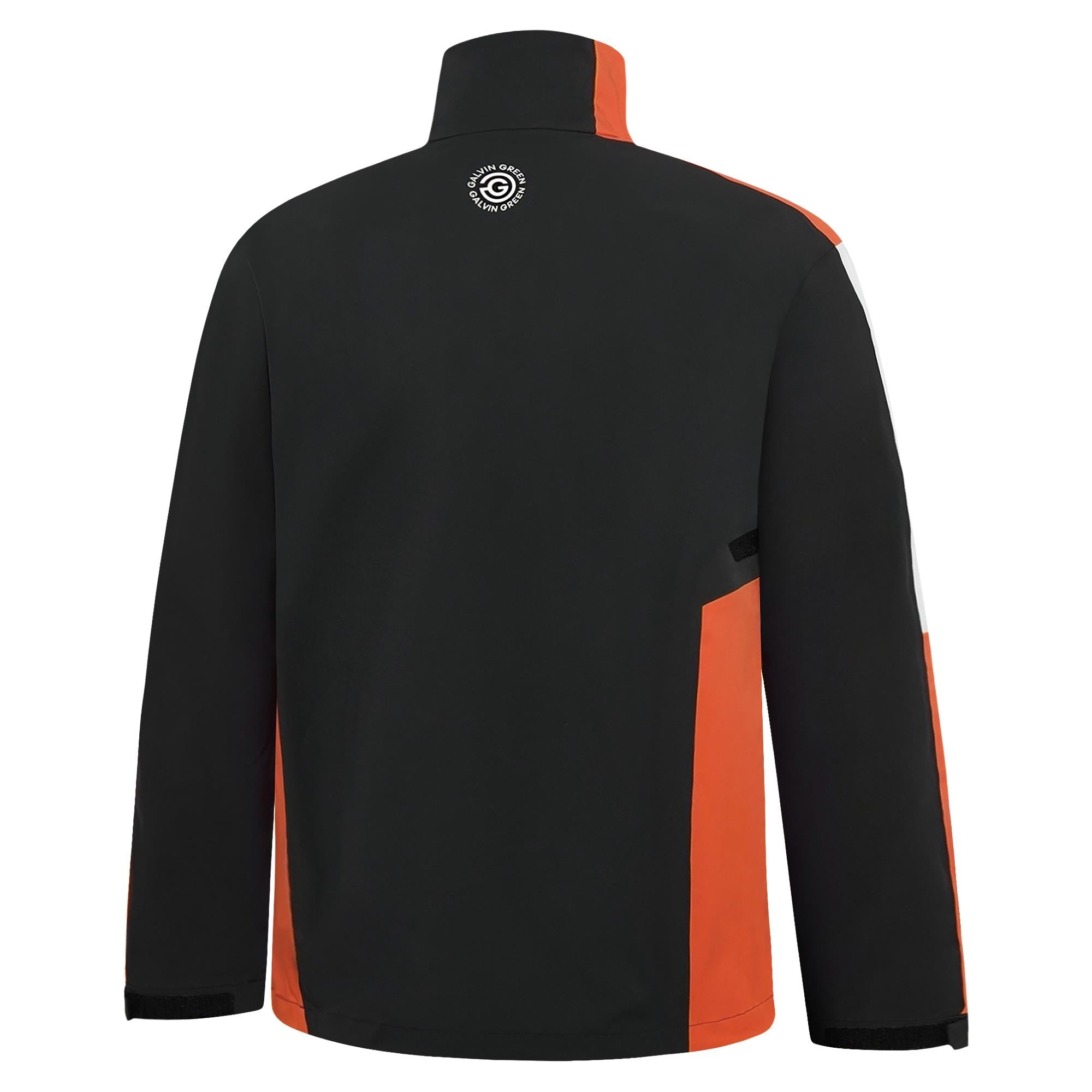 Galvin Green Arlo Dryvr Pertex Mens Waterproof Jacket Black/Orange