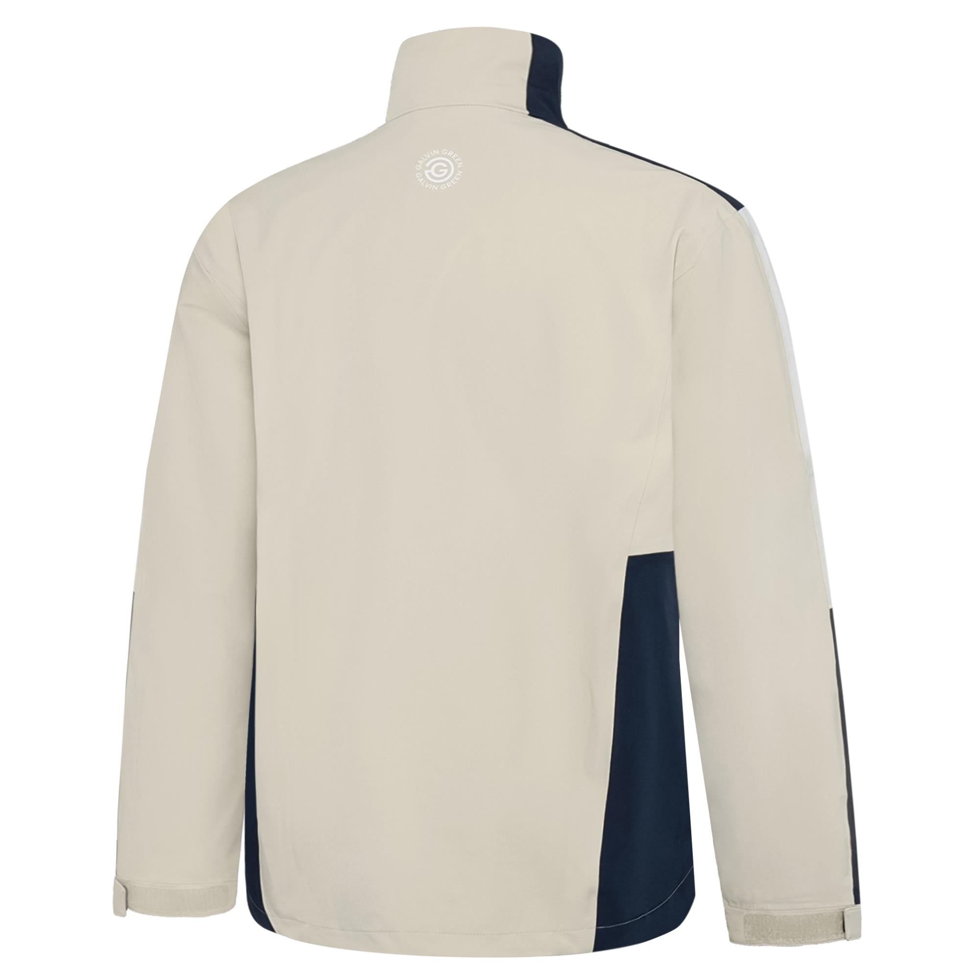 Galvin Green Arlo Dryvr Pertex Mens Waterproof Jacket Sand/Navy/White