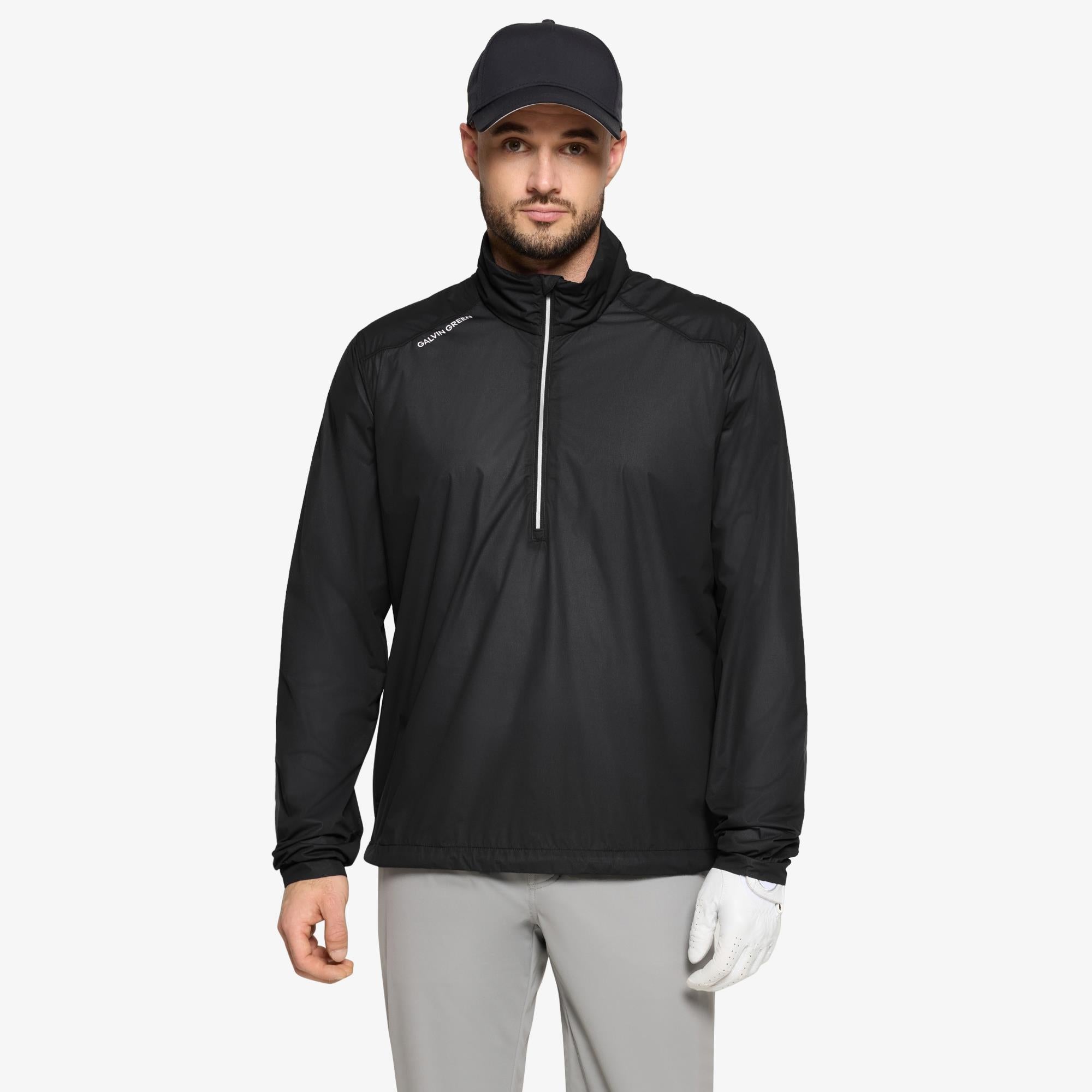 Galvin Green Larry Interface Lightweight Windproof Golf Jacket Black