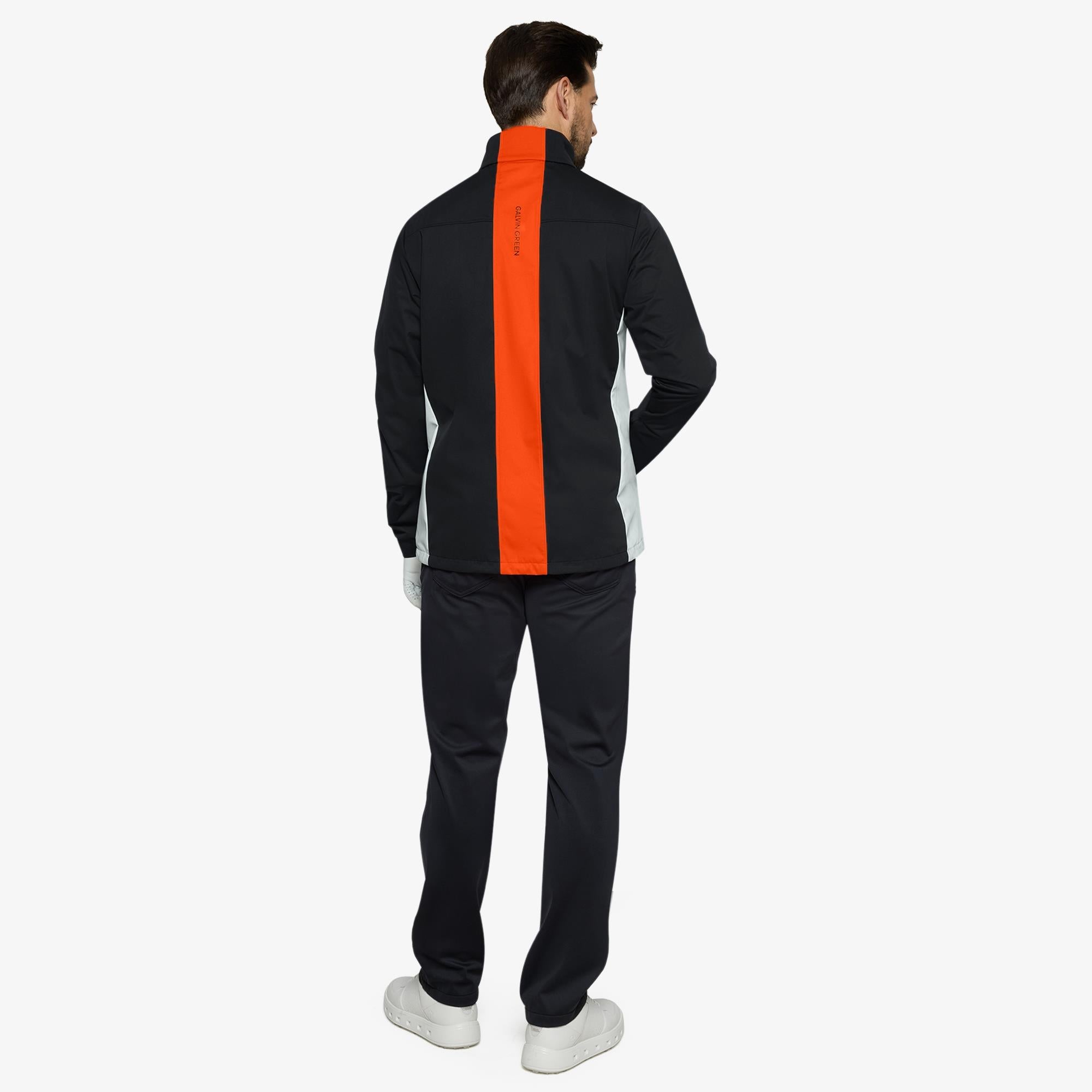 Galvin Green Lloyd Interface-1 Mens Golf Windstopper Black/White/Orange