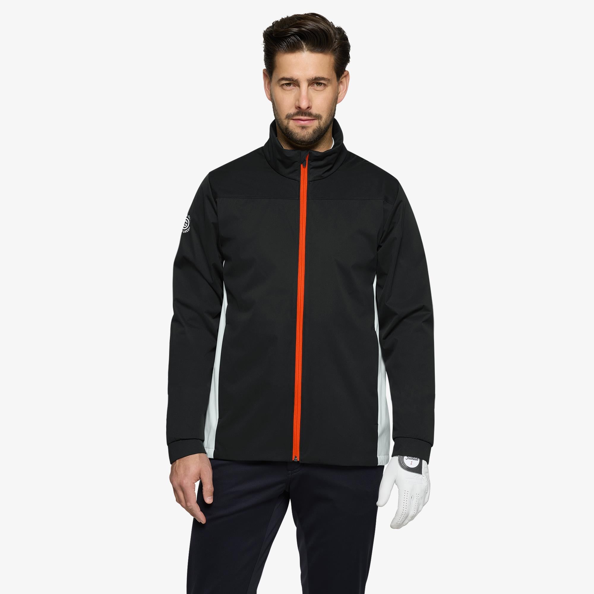 Galvin Green Lloyd Interface-1 Mens Golf Windstopper Black/White/Orange