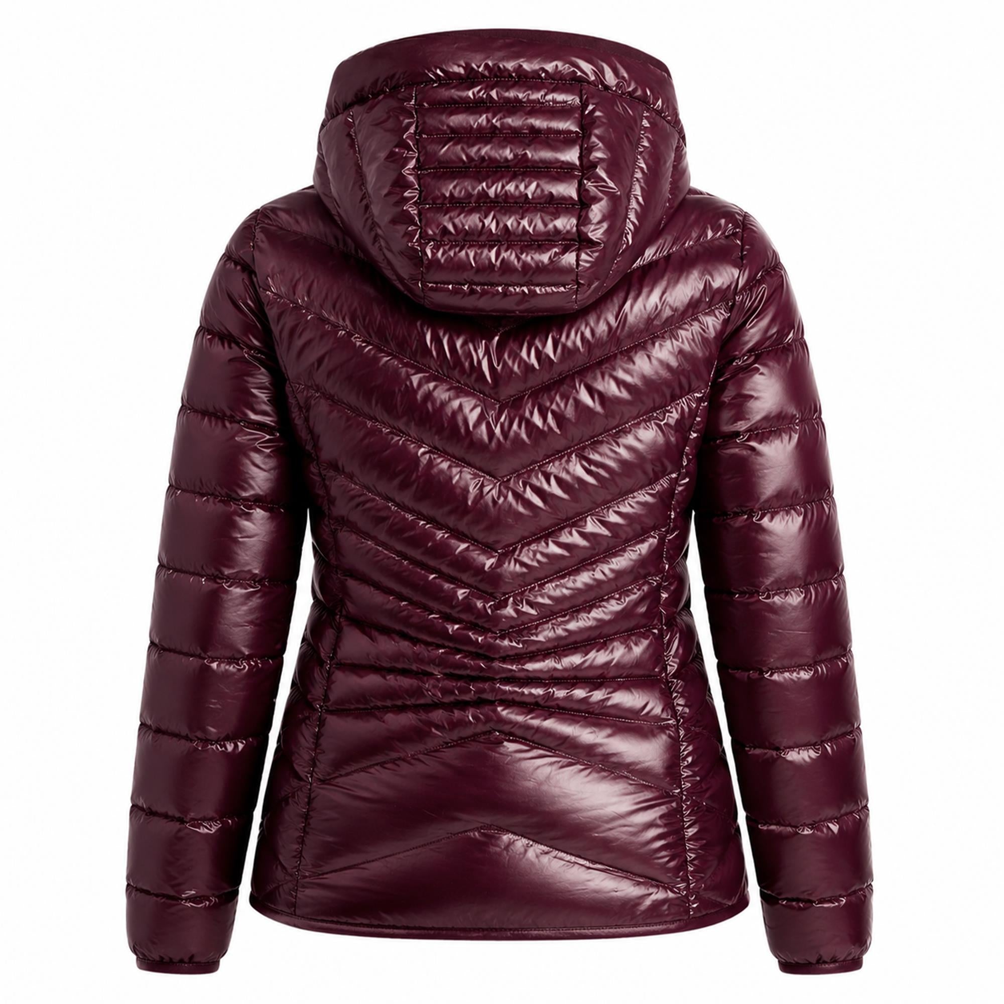 J Lindeberg Lara Light Down Hood Ladies Jacket Winetasting