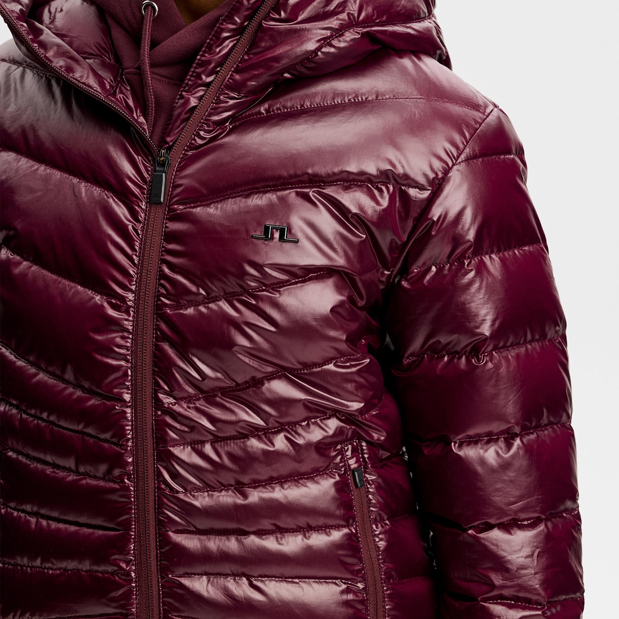 J Lindeberg Lara Light Down Hood Ladies Jacket Winetasting