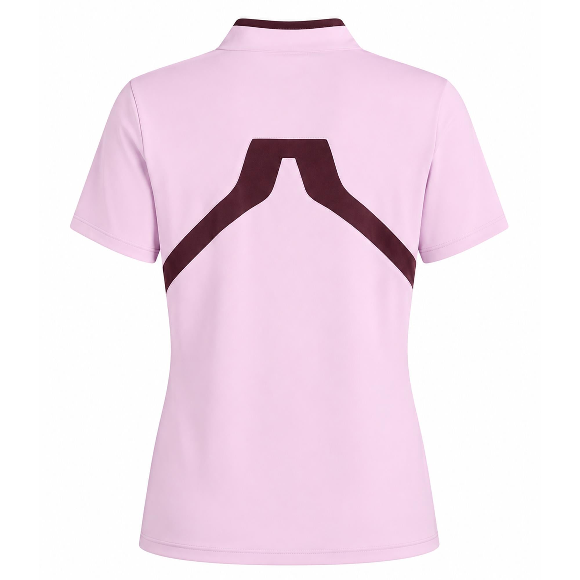 J Lindeberg Katie Ladies Golf Top Orchid Bouquet