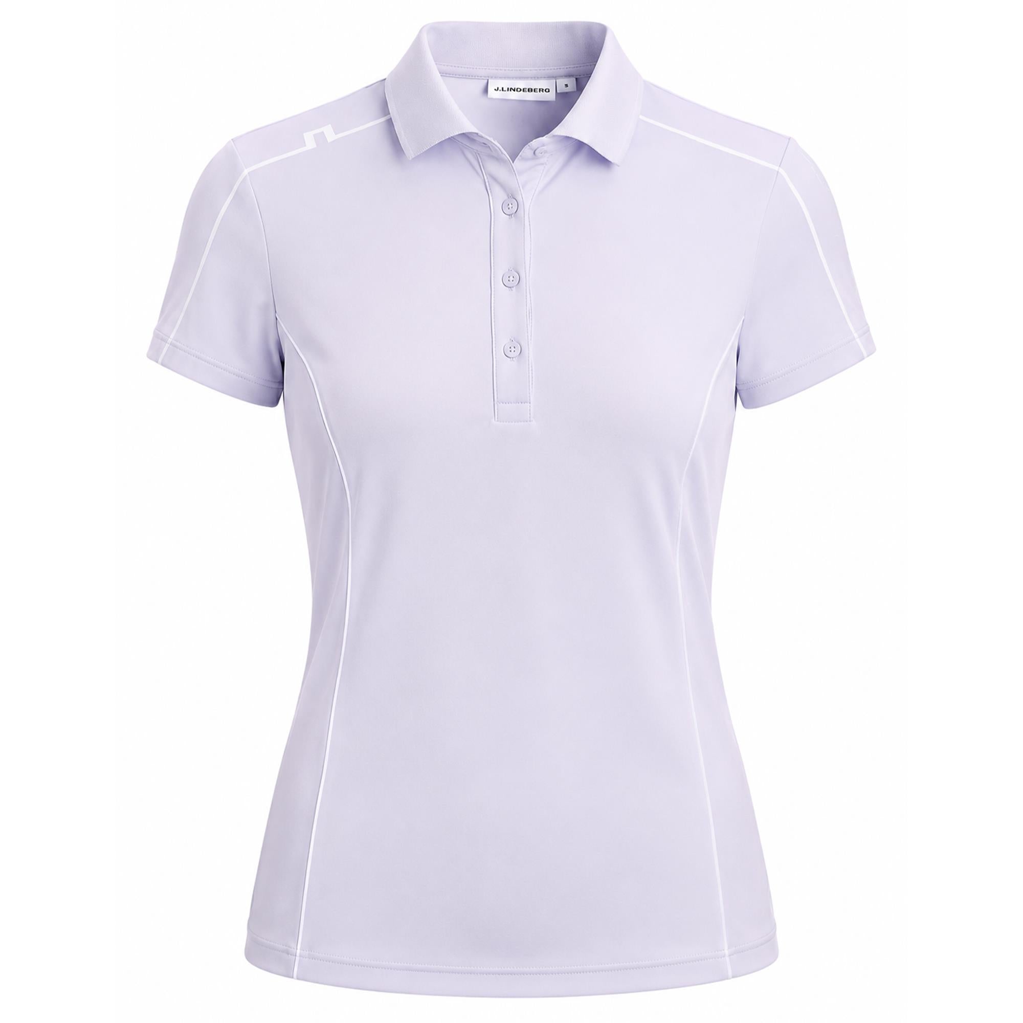 J Lindeberg Leyla Ladies Golf Polo Shirt Purple Heather