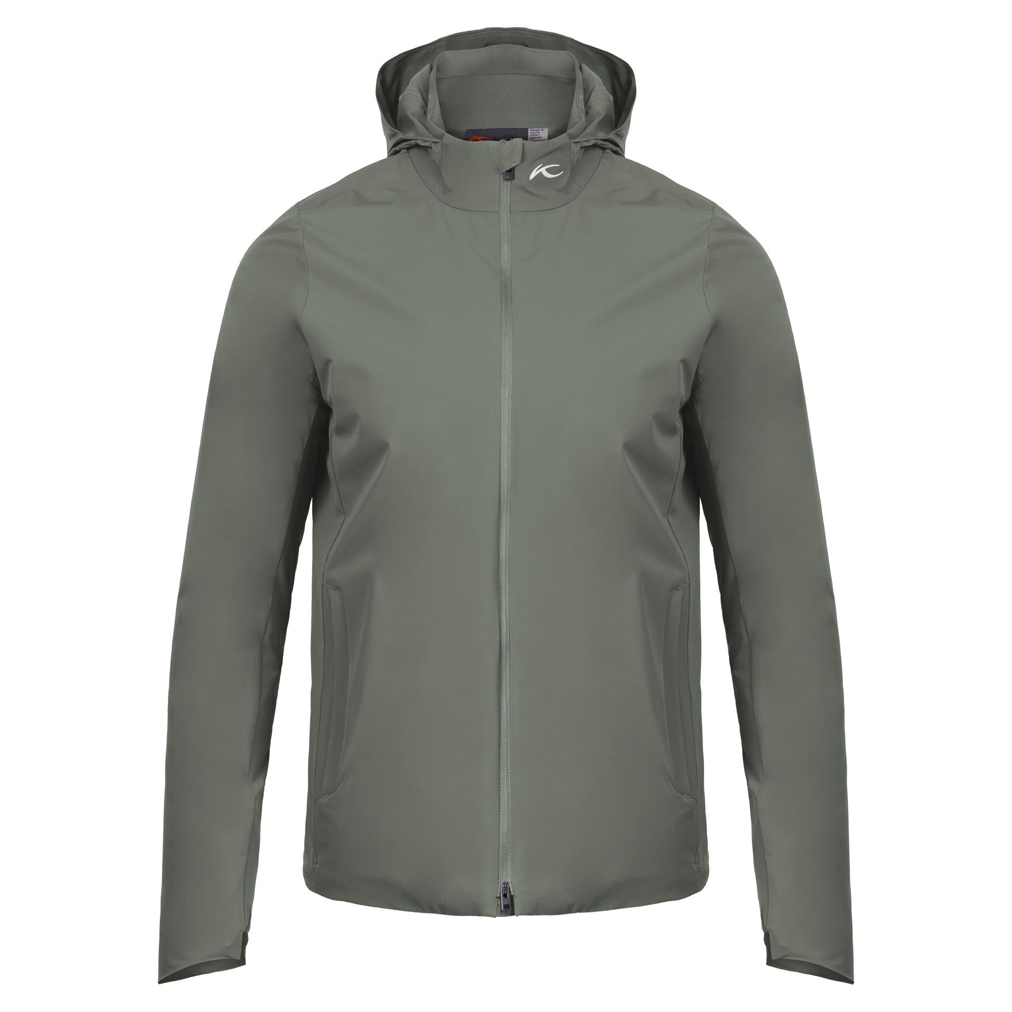 KJUS Atmosphere Insulated Mens Windproof Golf Jacket Green Slate