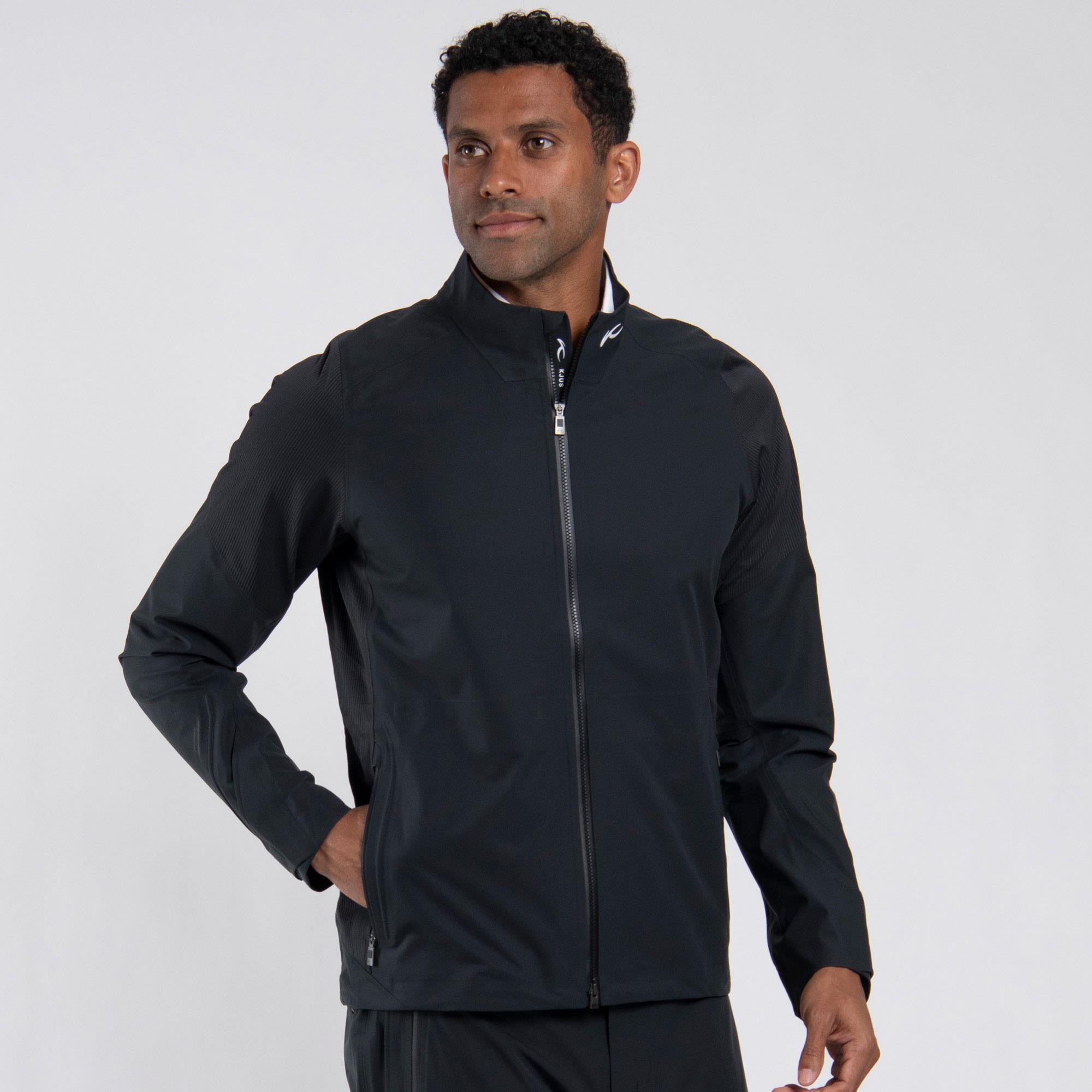 KJUS Pro 3L 3.0 Mens Waterproof Golf Jacket Black