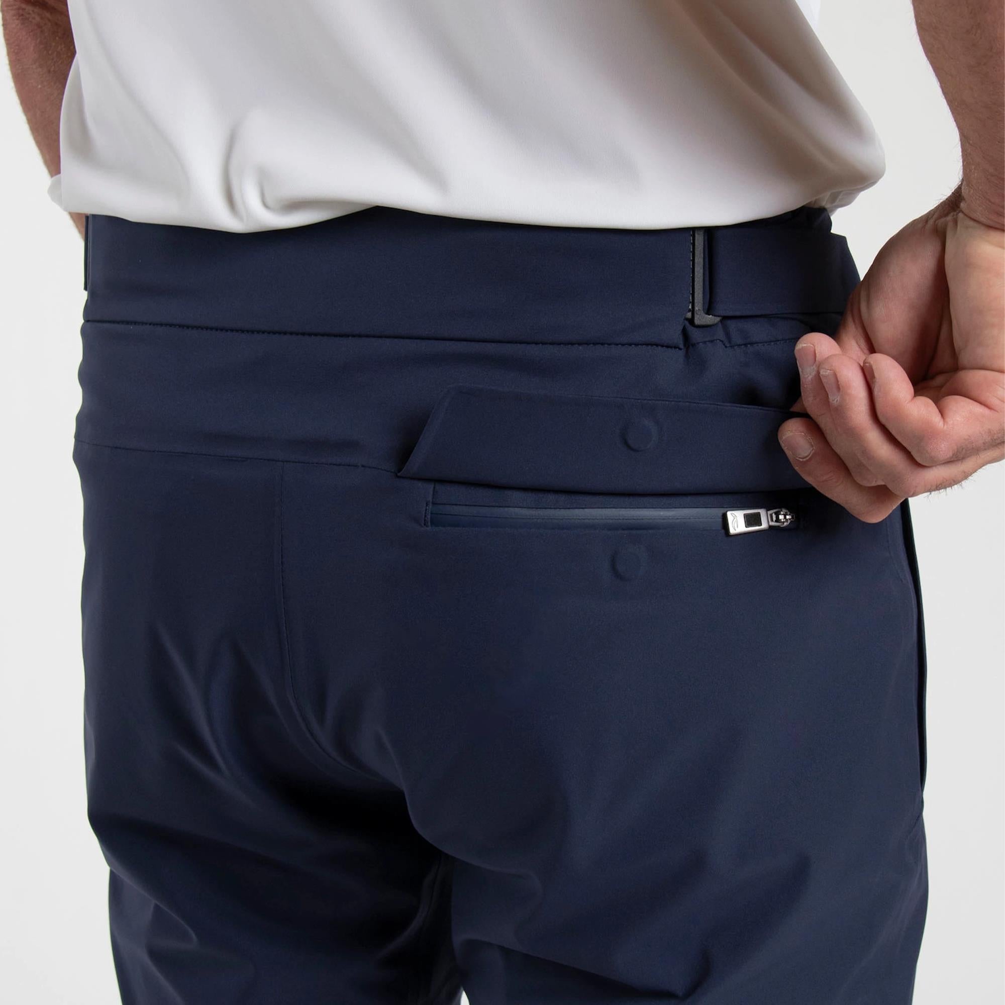 KJUS Pro 3L 3.0 Mens Waterproof Golf Trousers Atlanta Blue