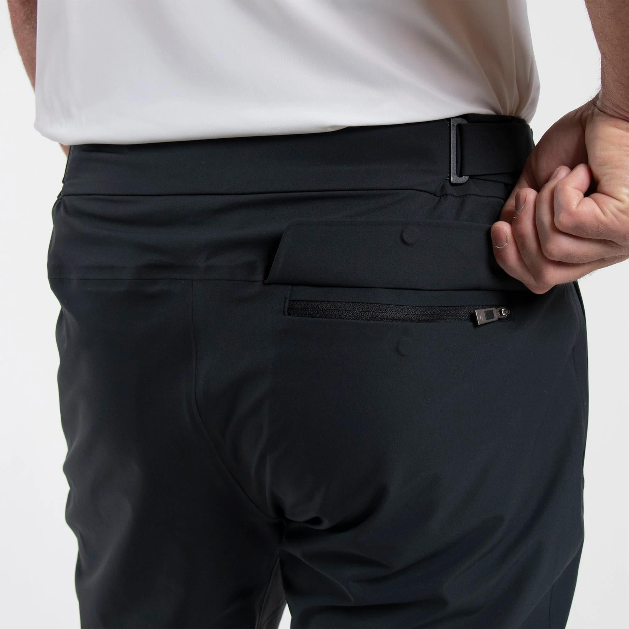 KJUS Pro 3L 3.0 Mens Waterproof Golf Trousers Black