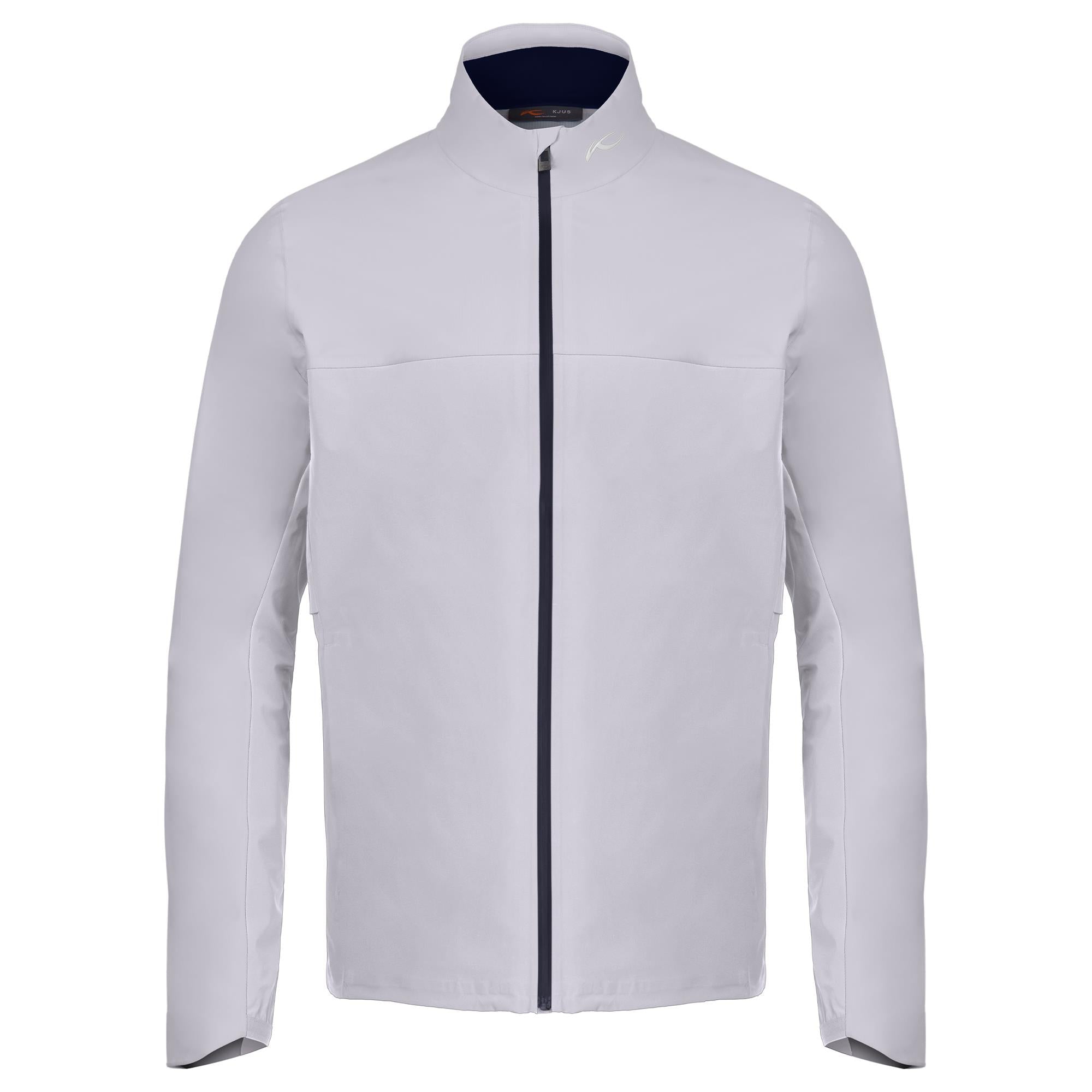 KJUS Rain Rescue 2.0 Mens Waterproof Golf Jacket Alloy/Atlanta Blue