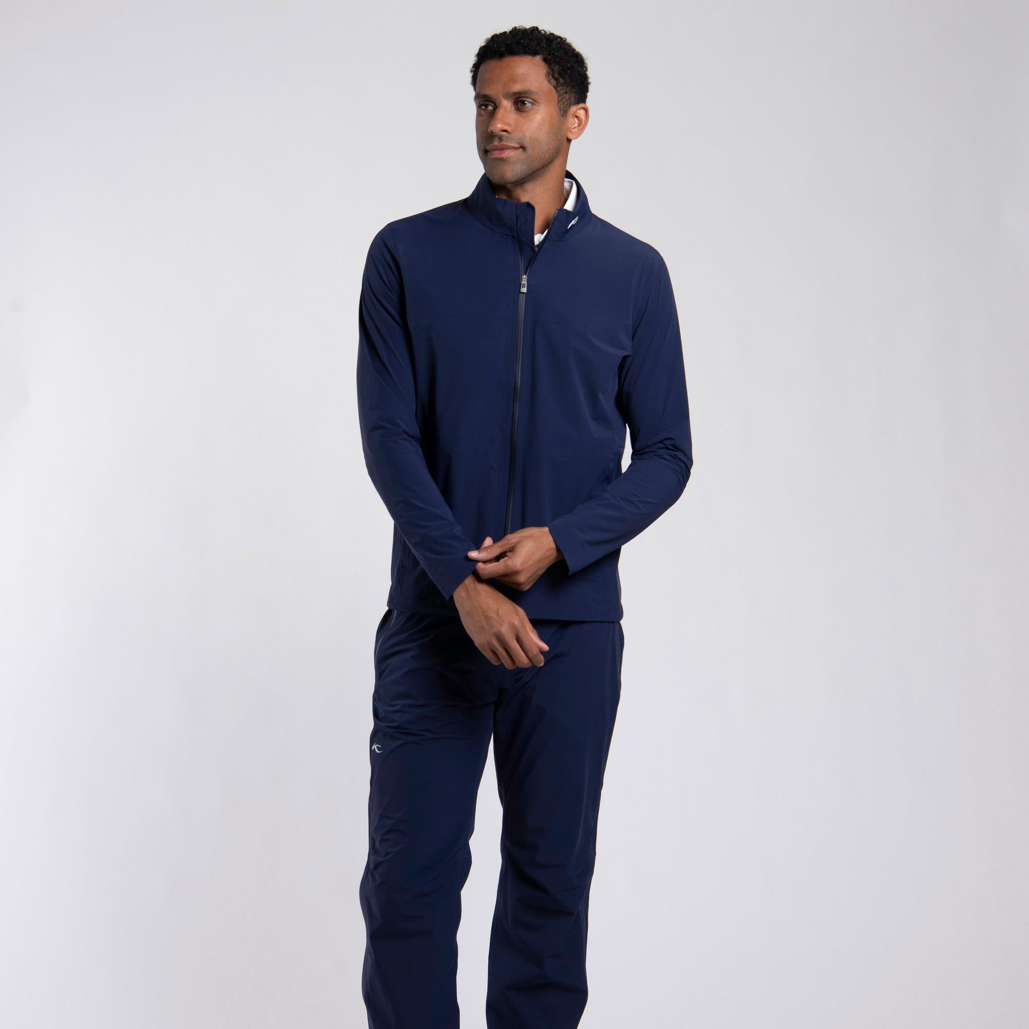 KJUS Rain Rescue 2.0 Mens Waterproof Golf Jacket Atlanta Blue
