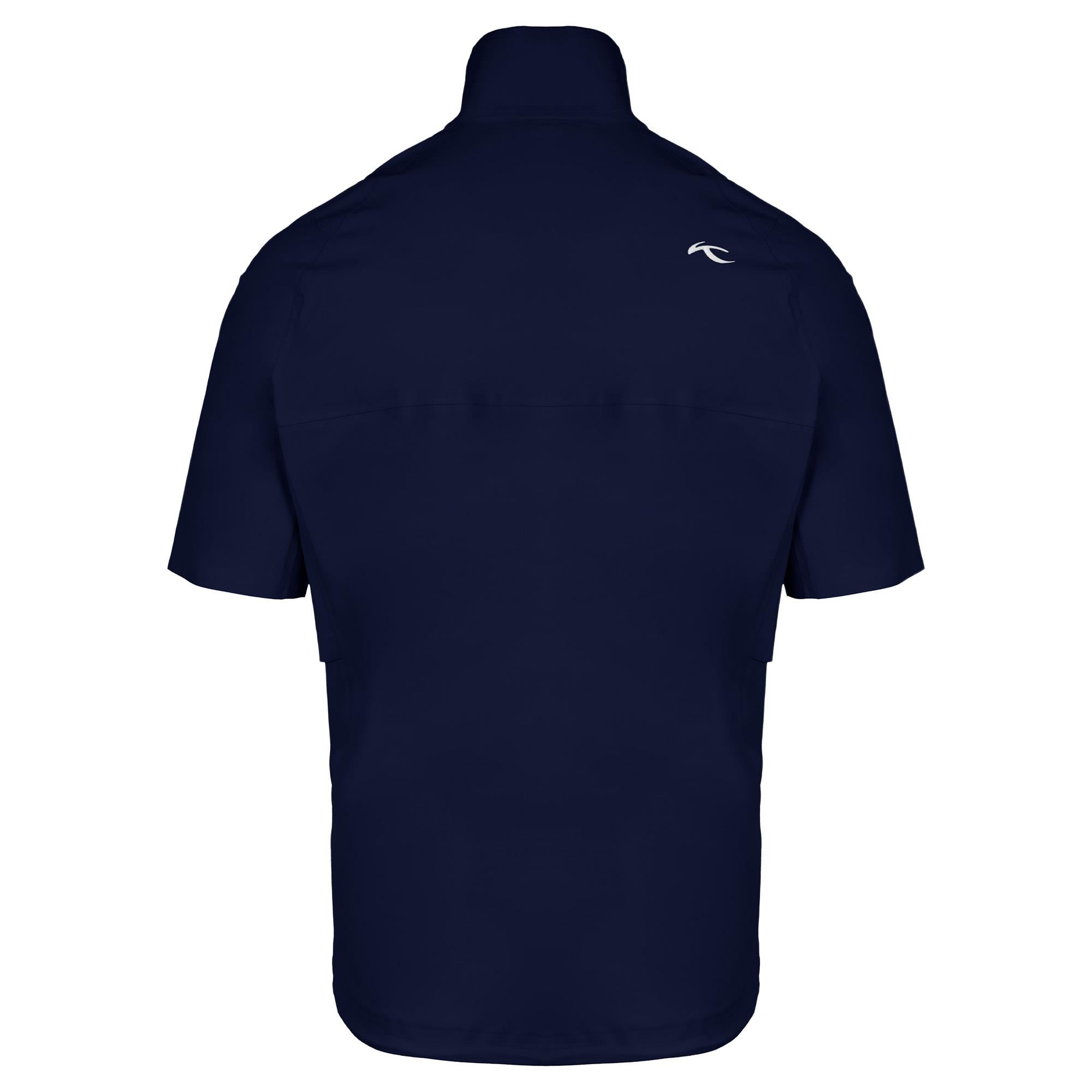KJUS Rain Rescue 2.0 Troyer Mens Waterproof Golf Jacket Atlanta Blue