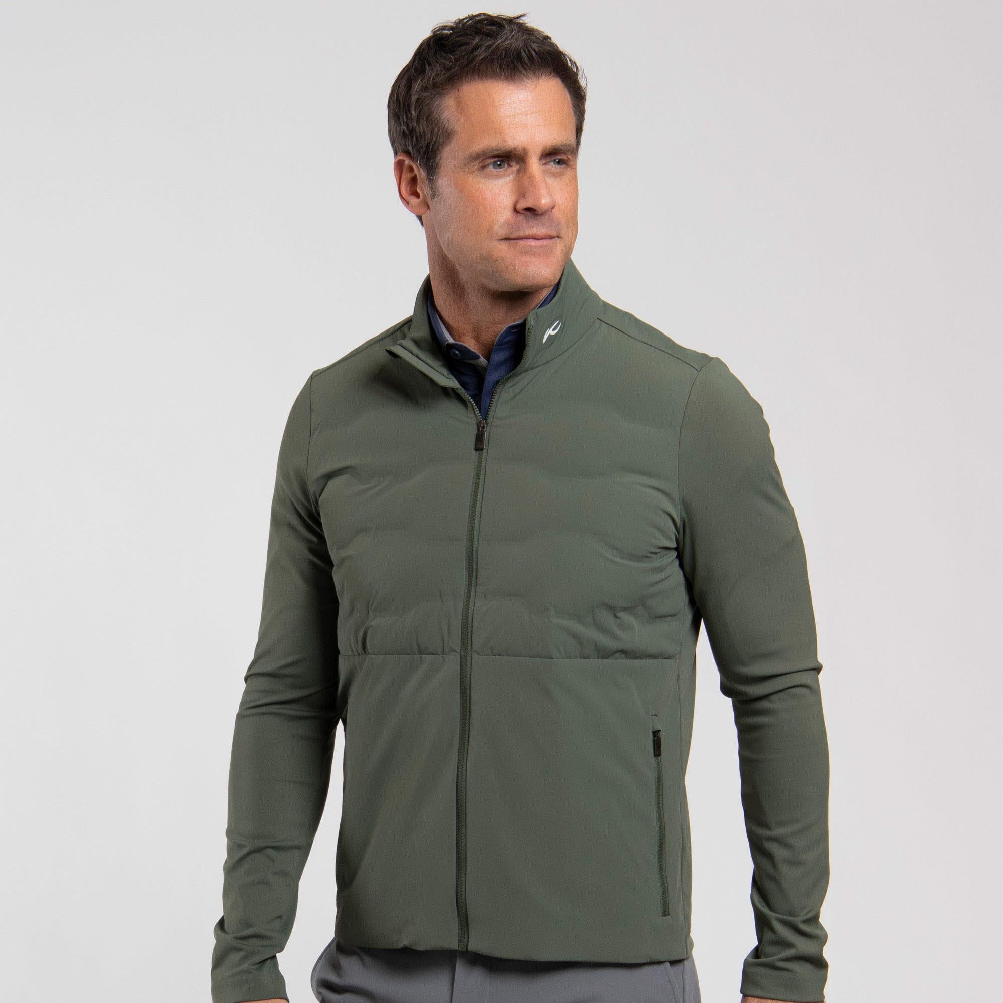 KJUS Regulator Insulated Hybrid Jacket Green Slate