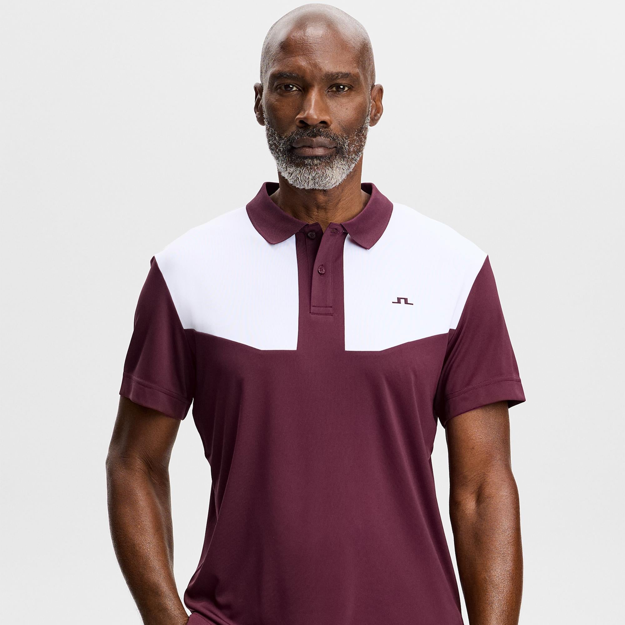 J Lindeberg Calex Mens Golf Polo Shirt Winetasting
