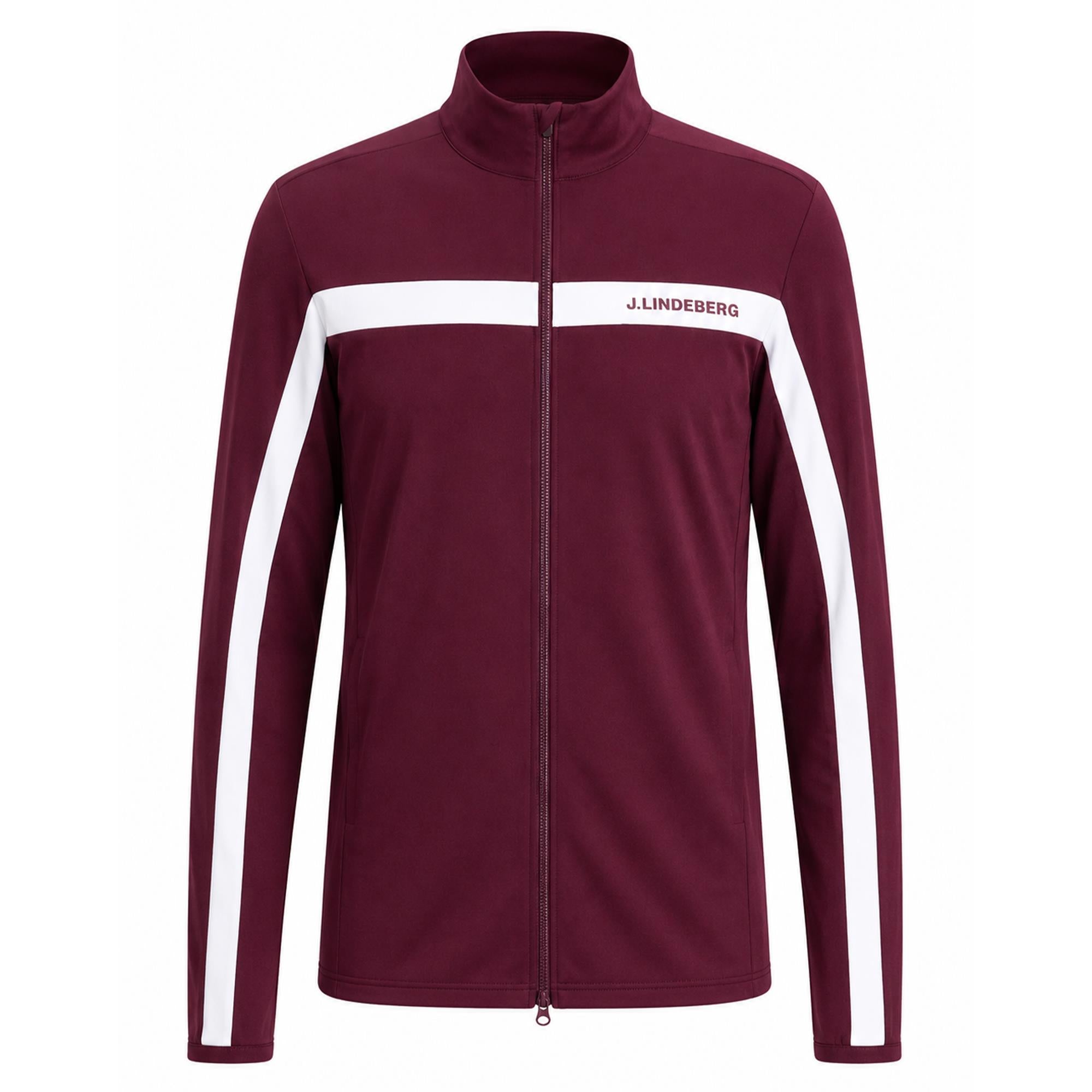 J Lindeberg Jarvis Mens Golf Mid Layer Winetasting