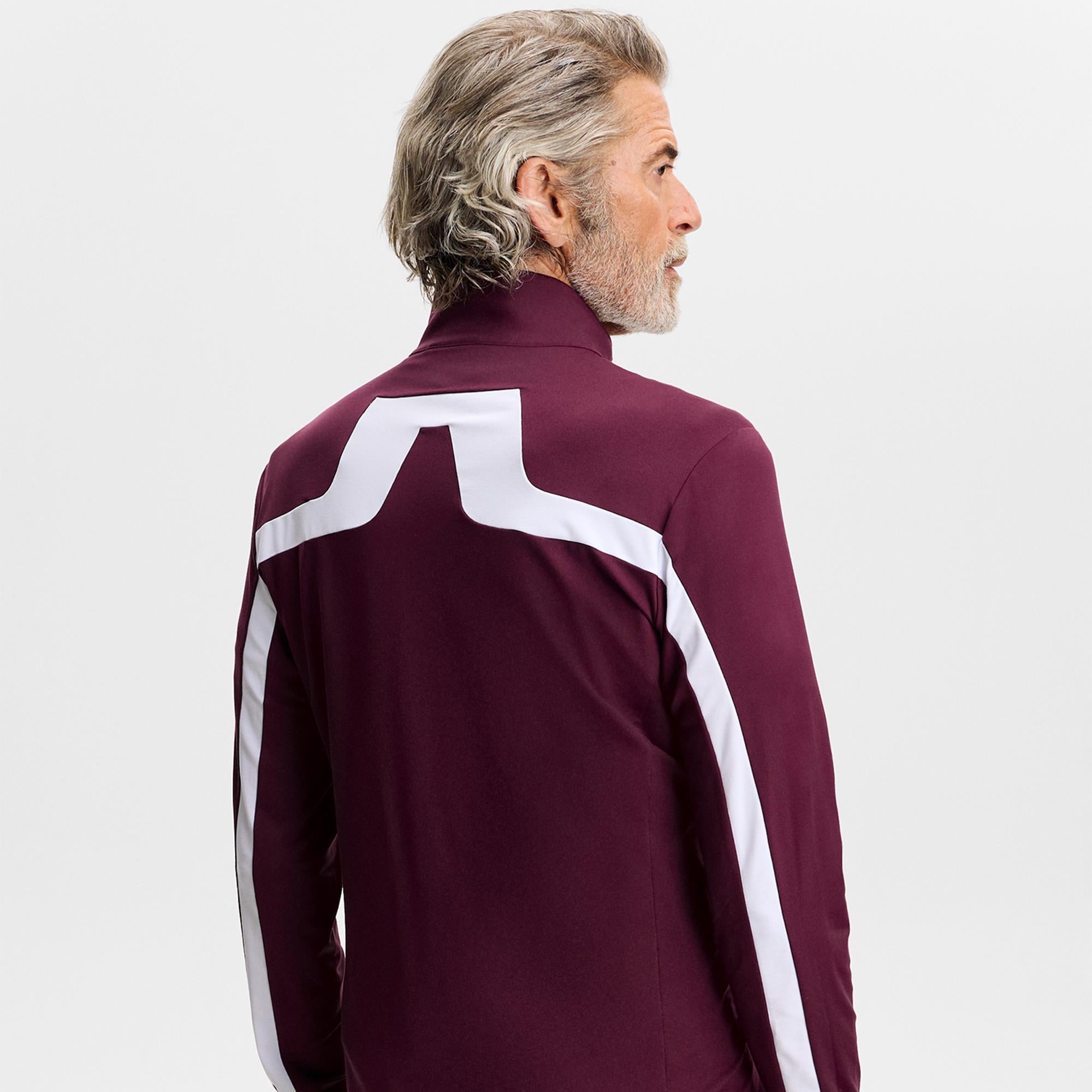 J Lindeberg Jarvis Mens Golf Mid Layer Winetasting