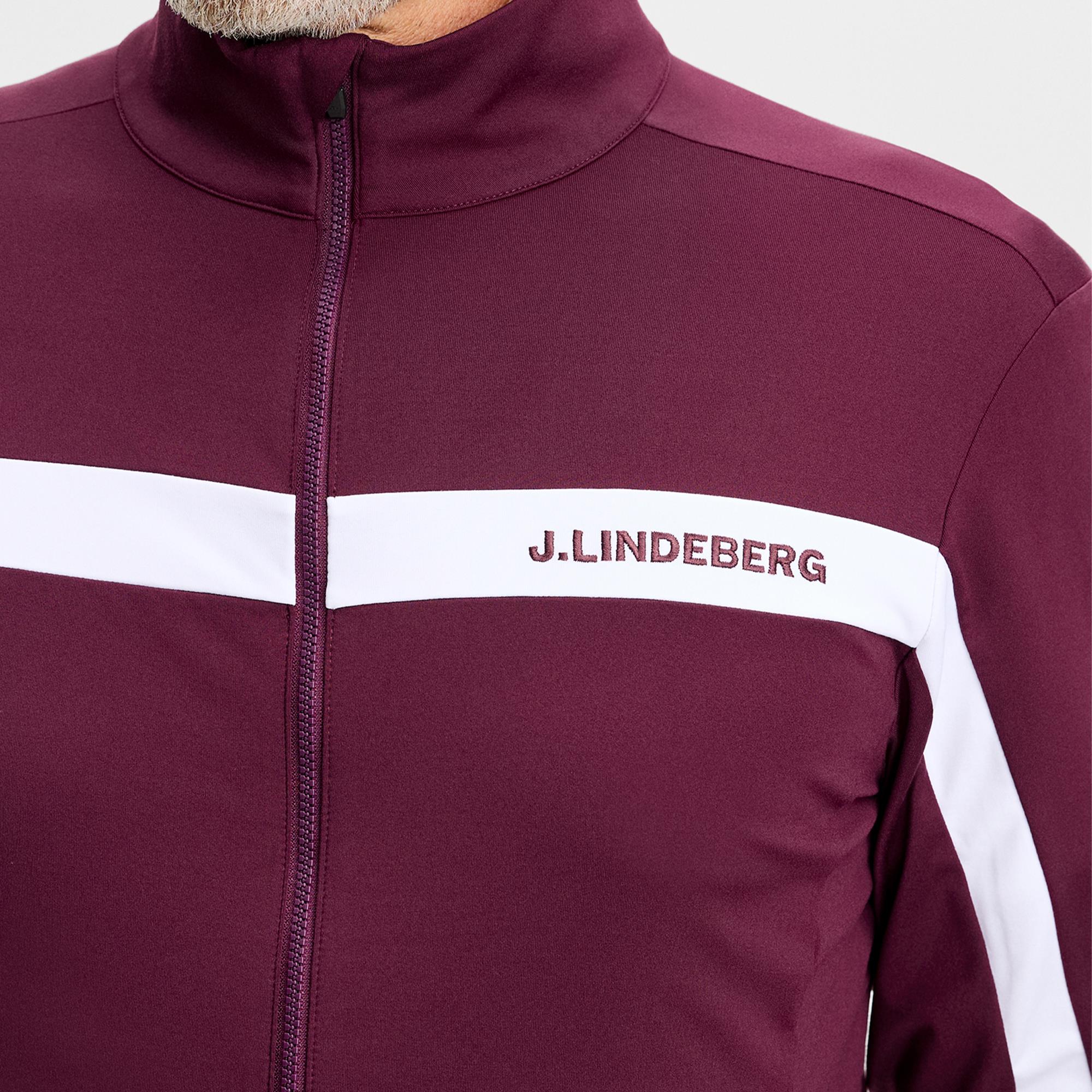 J Lindeberg Jarvis Mens Golf Mid Layer Winetasting