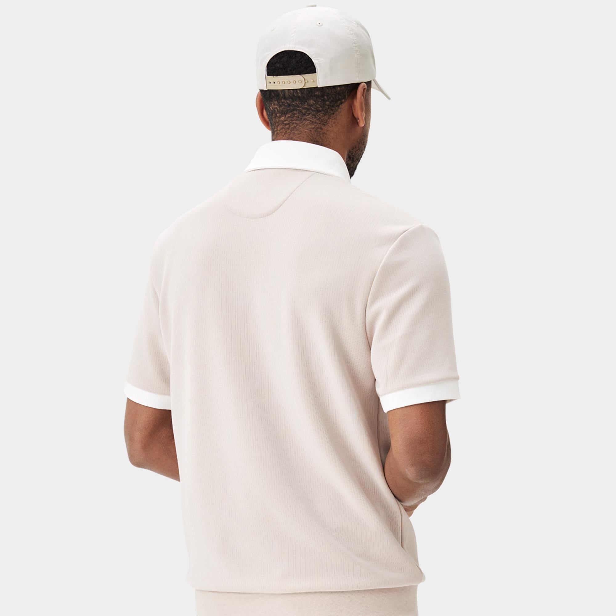 Macade Golf AR Tech Mens Golf Polo Shirt Tan