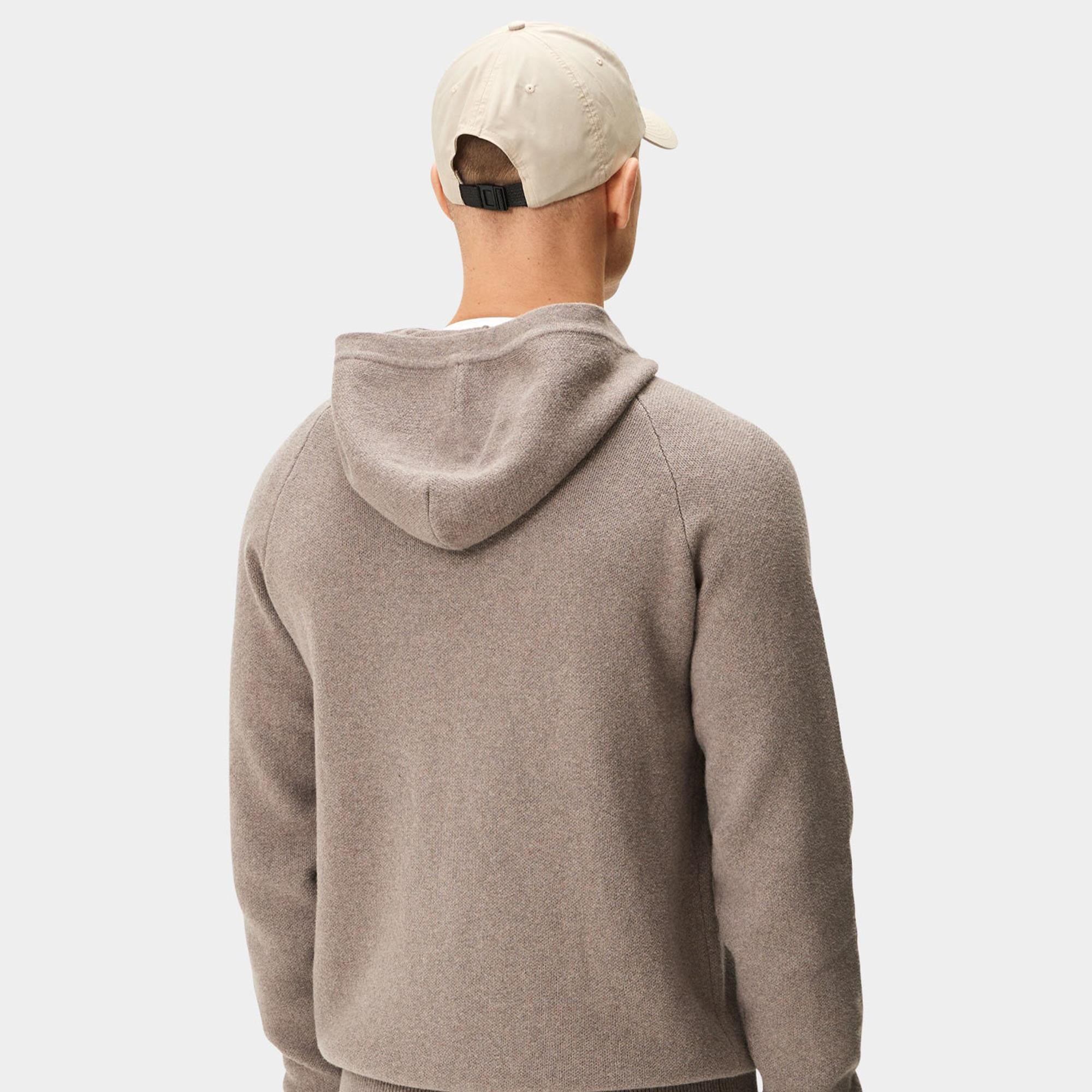 Macade Golf Tech Knit Mens Golf Hoodie Brown